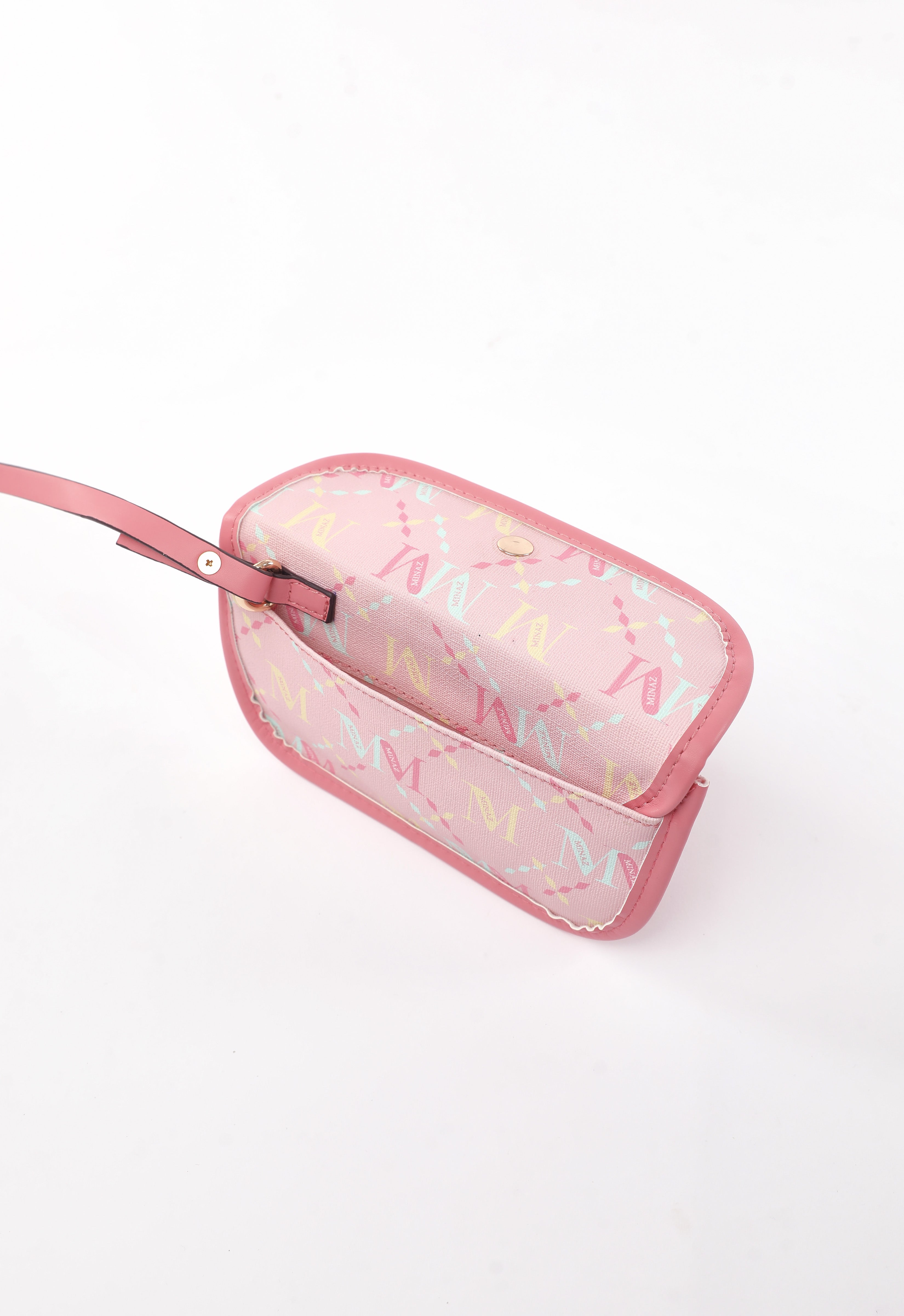 ARYA MONOGRAM TOTE BAG - DUSTY PINK