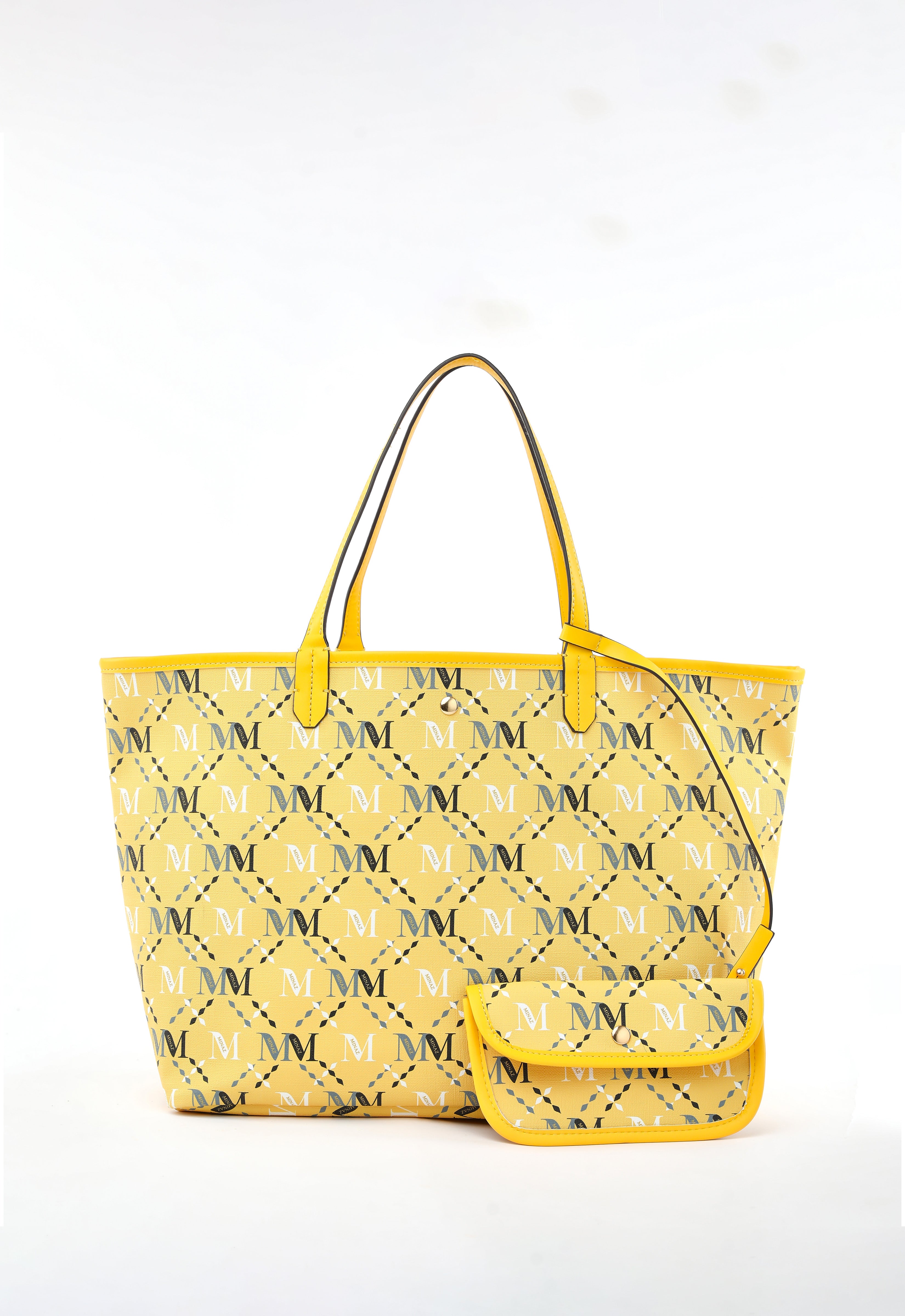 ARYA MONOGRAM TOTE BAG - YELLOW