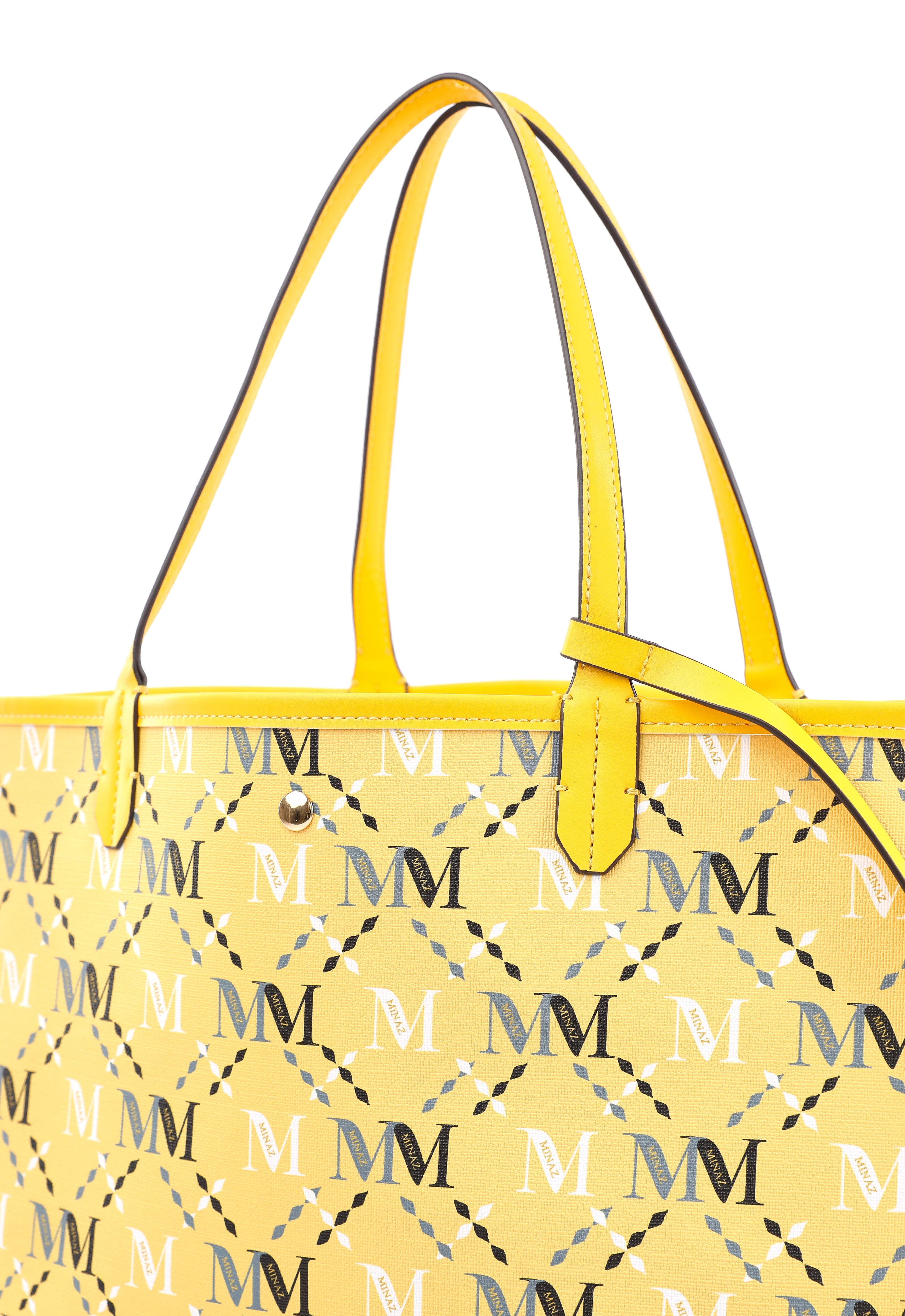 ARYA MONOGRAM TOTE BAG - YELLOW