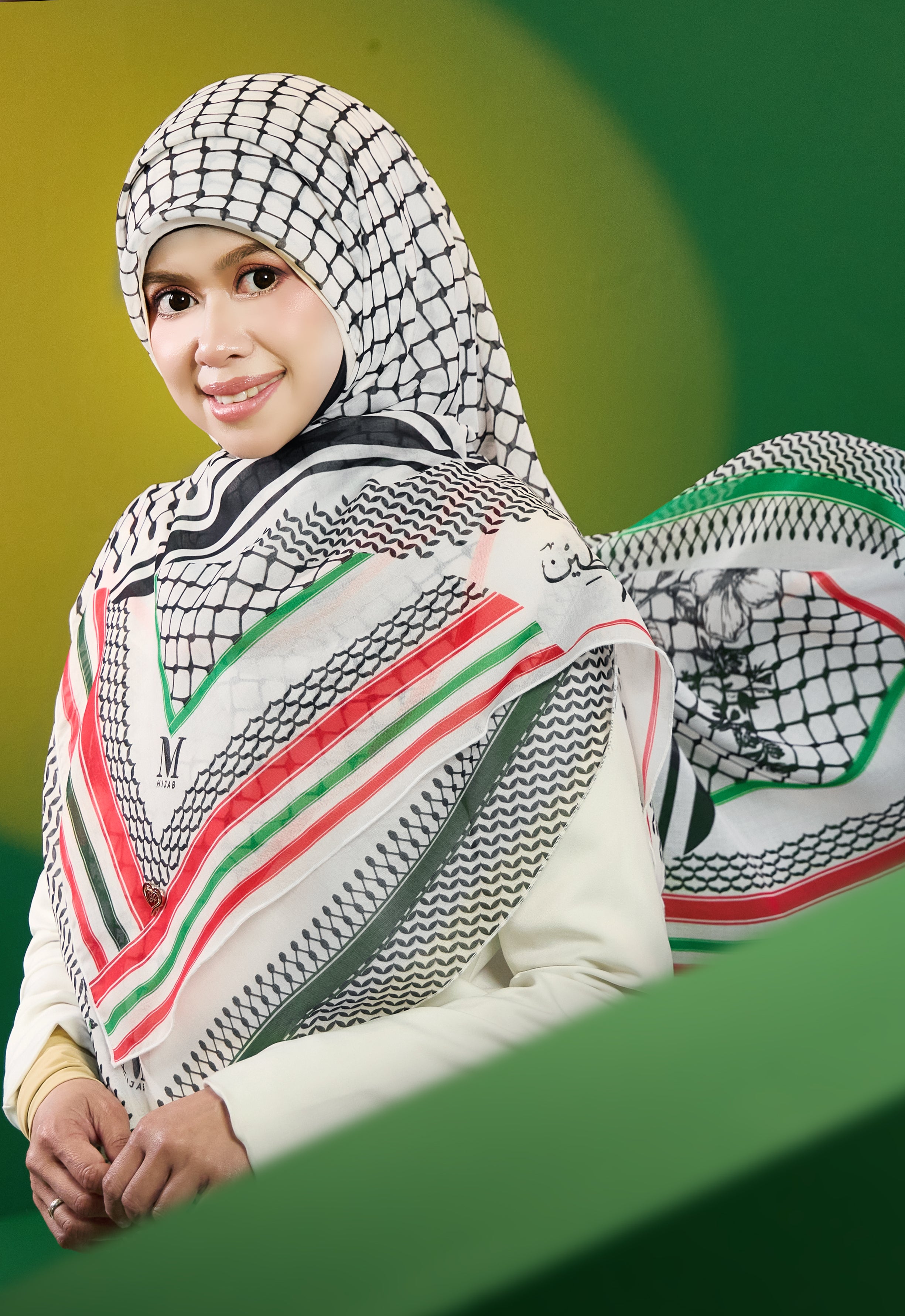 KUFIYA BAWAL - OFF WHITE