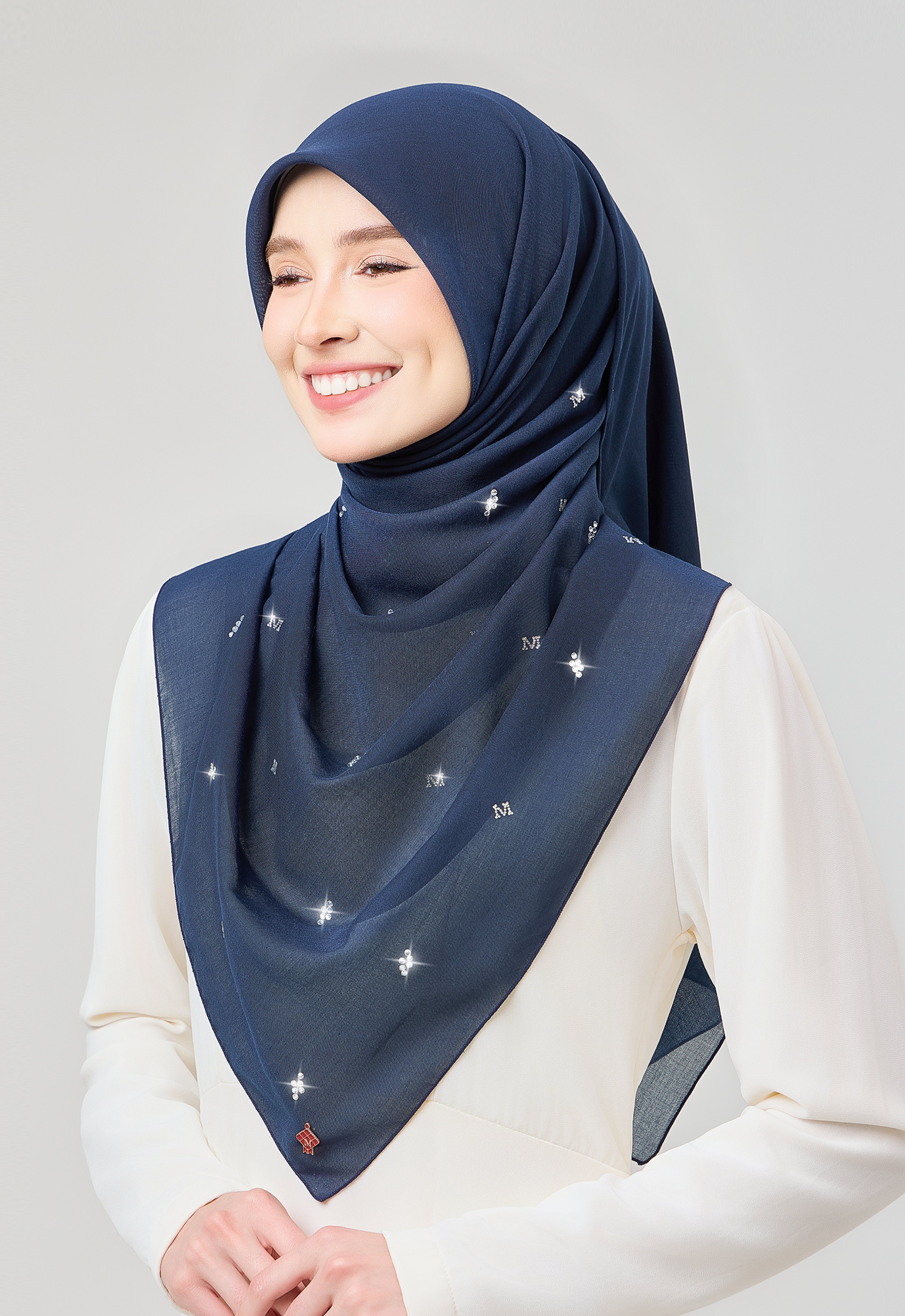 SETULUS RAYA PLAIN STONE - DARK BLUE