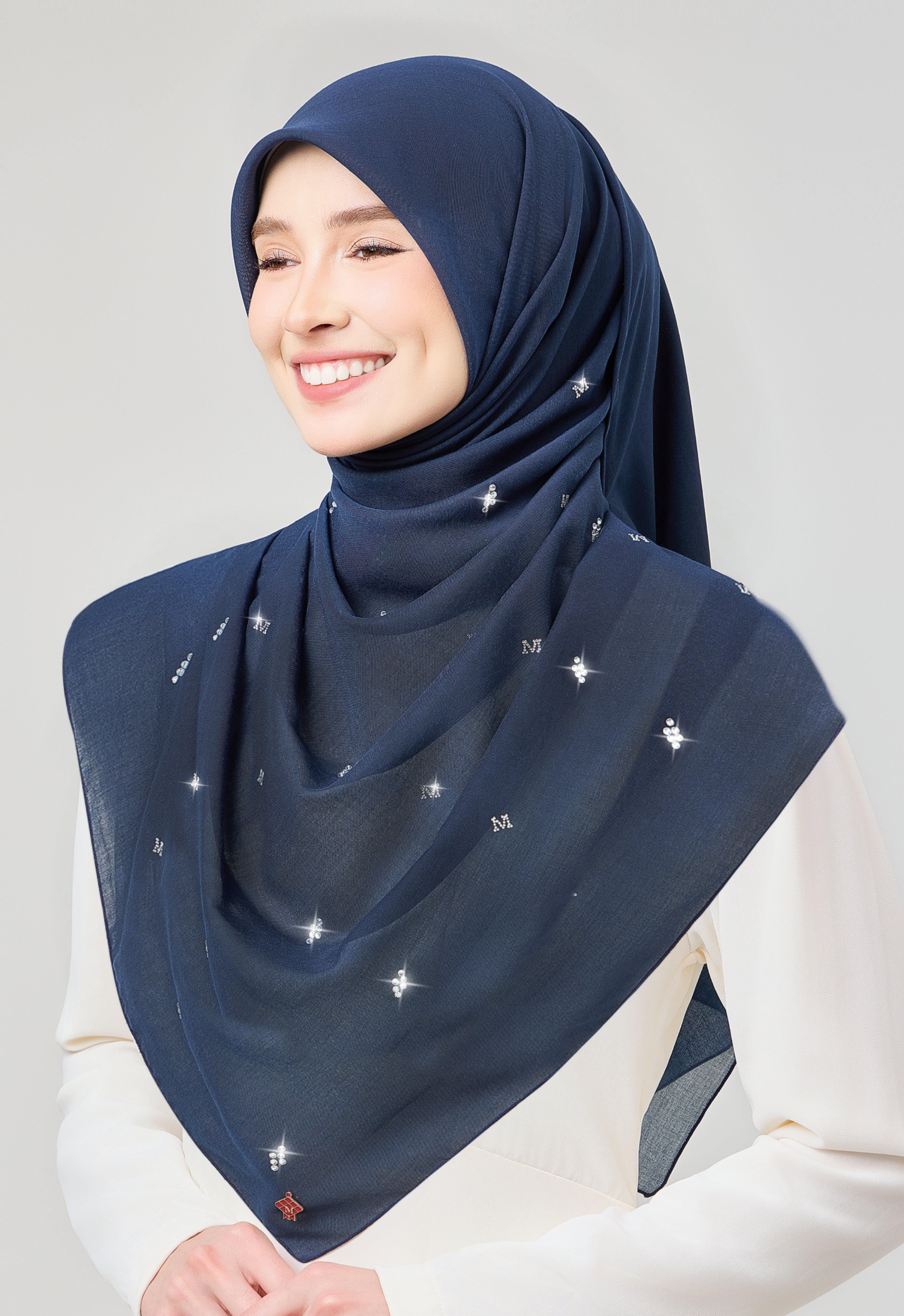 SETULUS RAYA PLAIN STONE - DARK BLUE