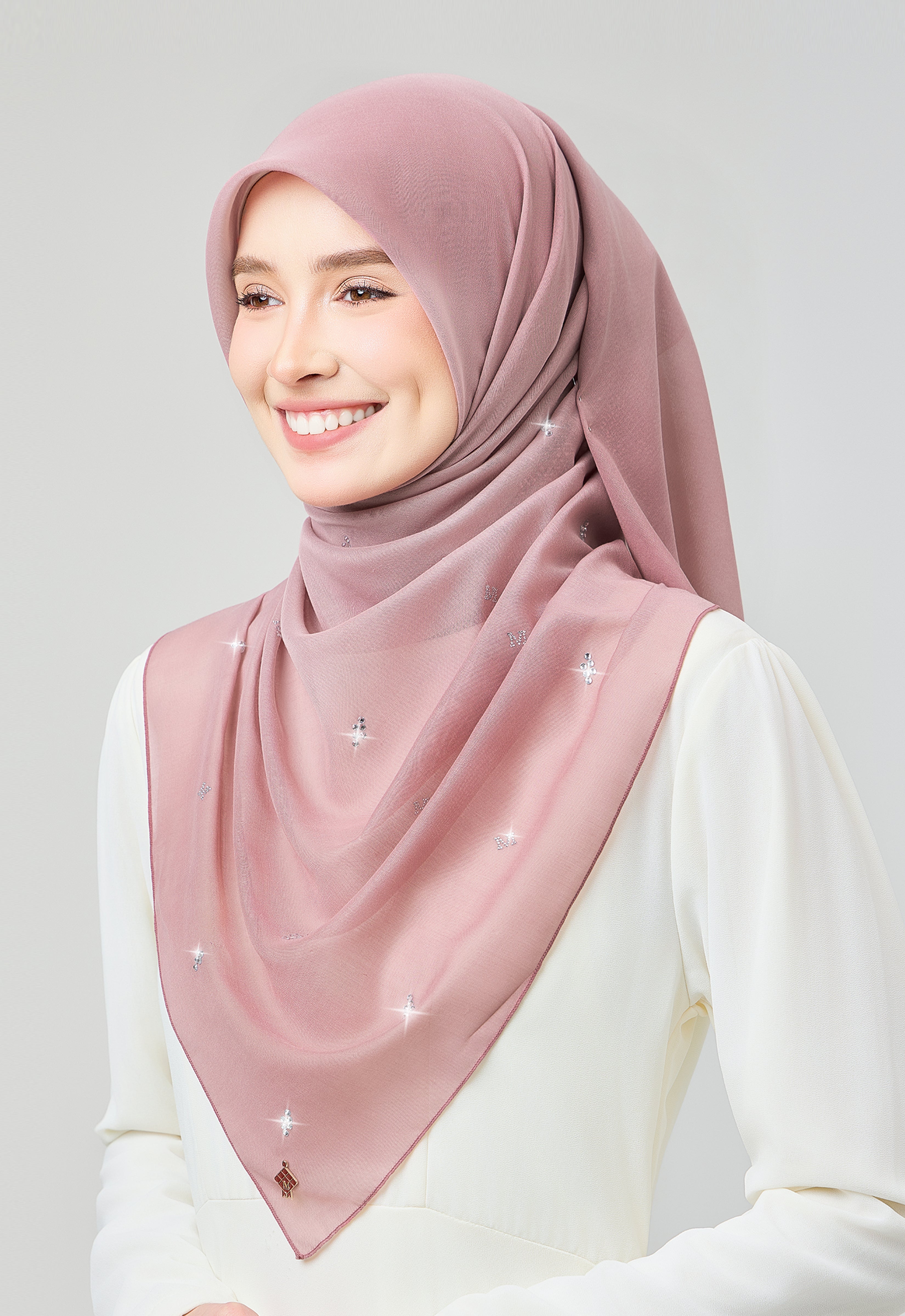 SETULUS RAYA PLAIN STONE - DUSTY PINK