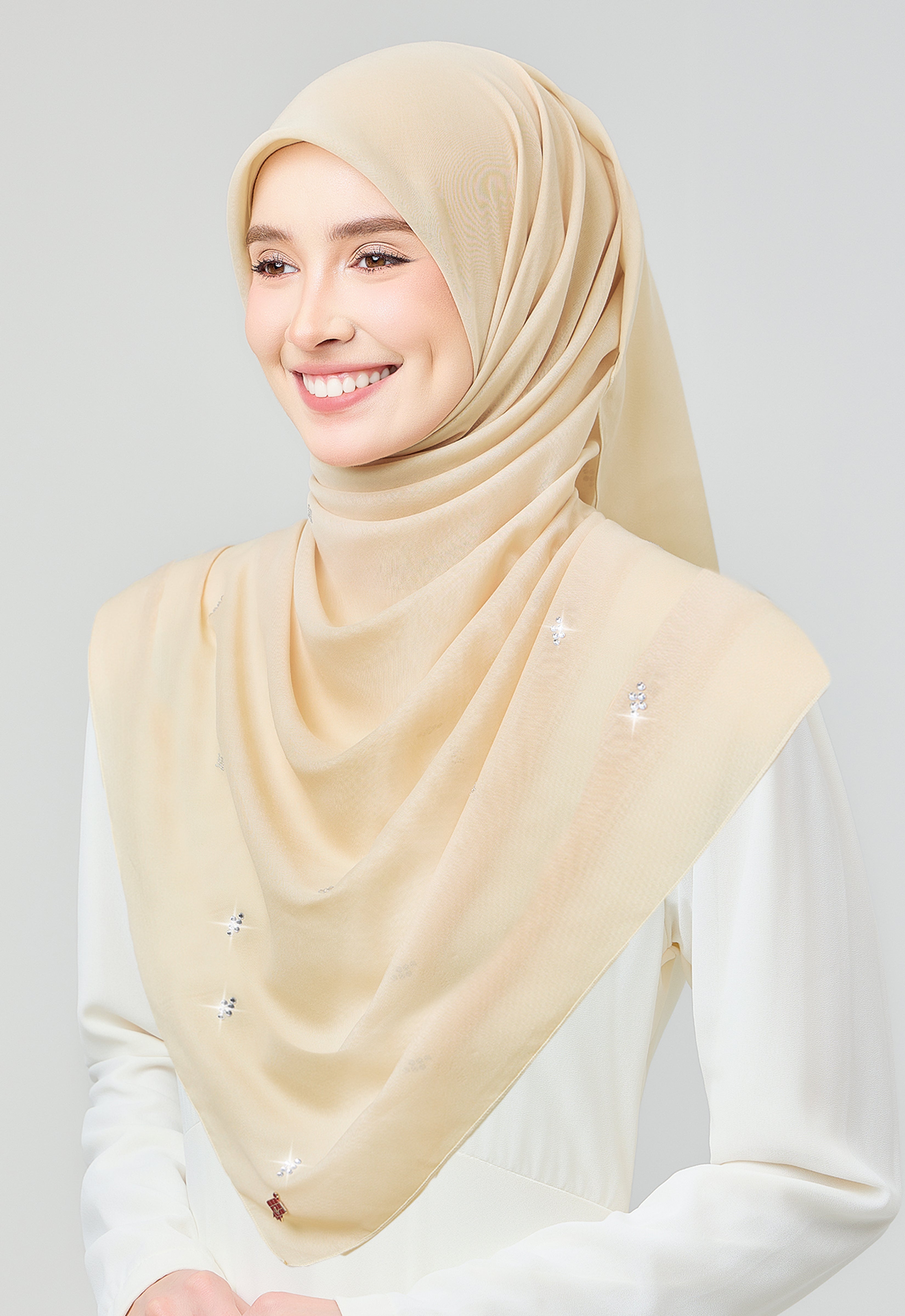 SETULUS RAYA PLAIN STONE - LIGHT YELLOW