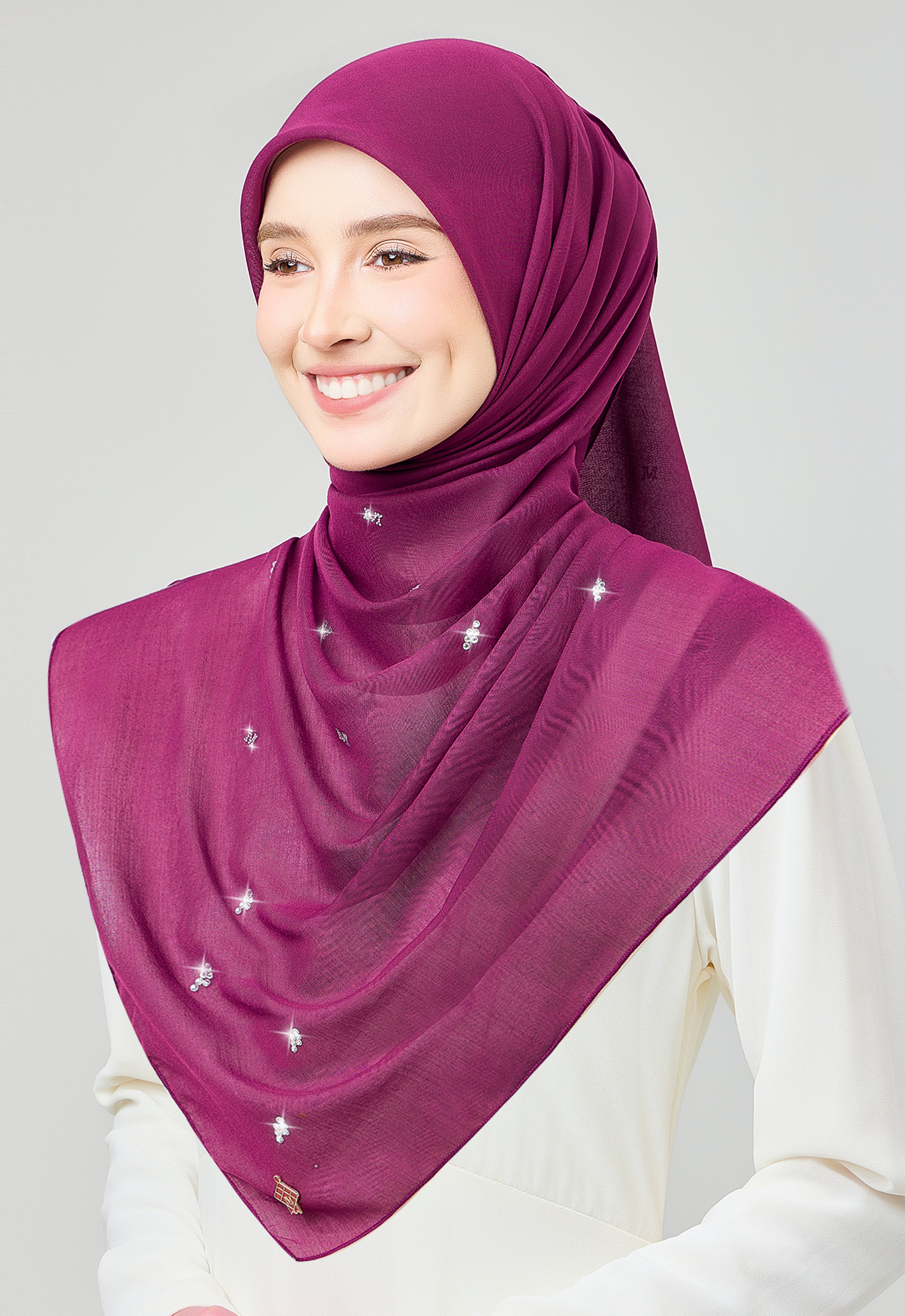 SETULUS RAYA PLAIN STONE - MAGENTA
