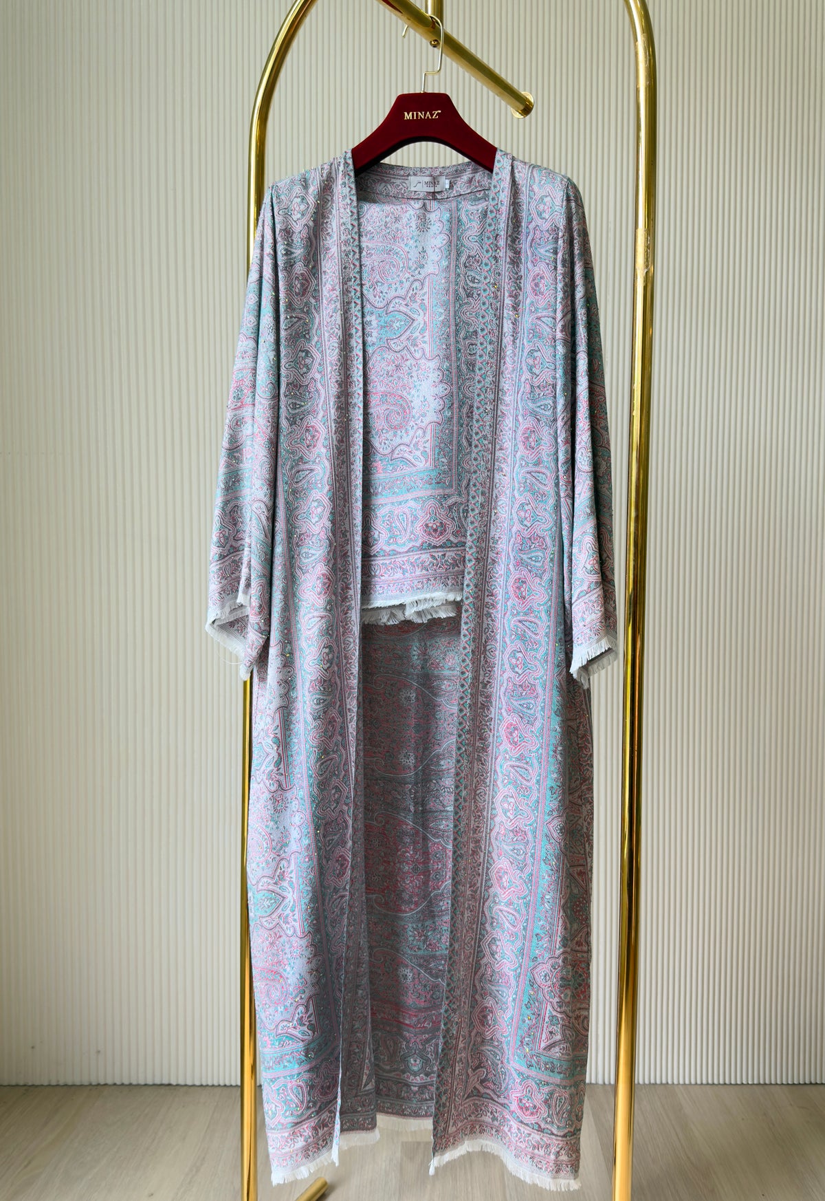 PASHMINA ABAYA - TIFFANY RED