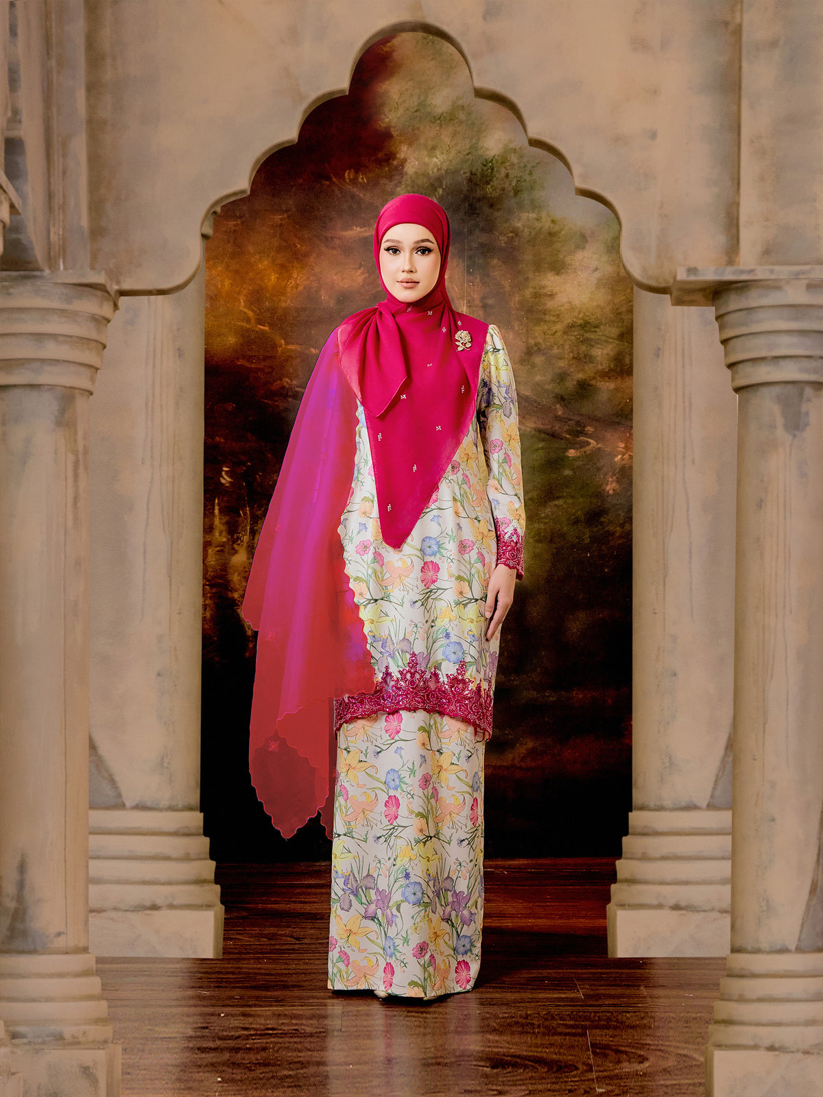 LUXE SERIES | YUMI ANGGUN KURUNG MODERN - CREAM