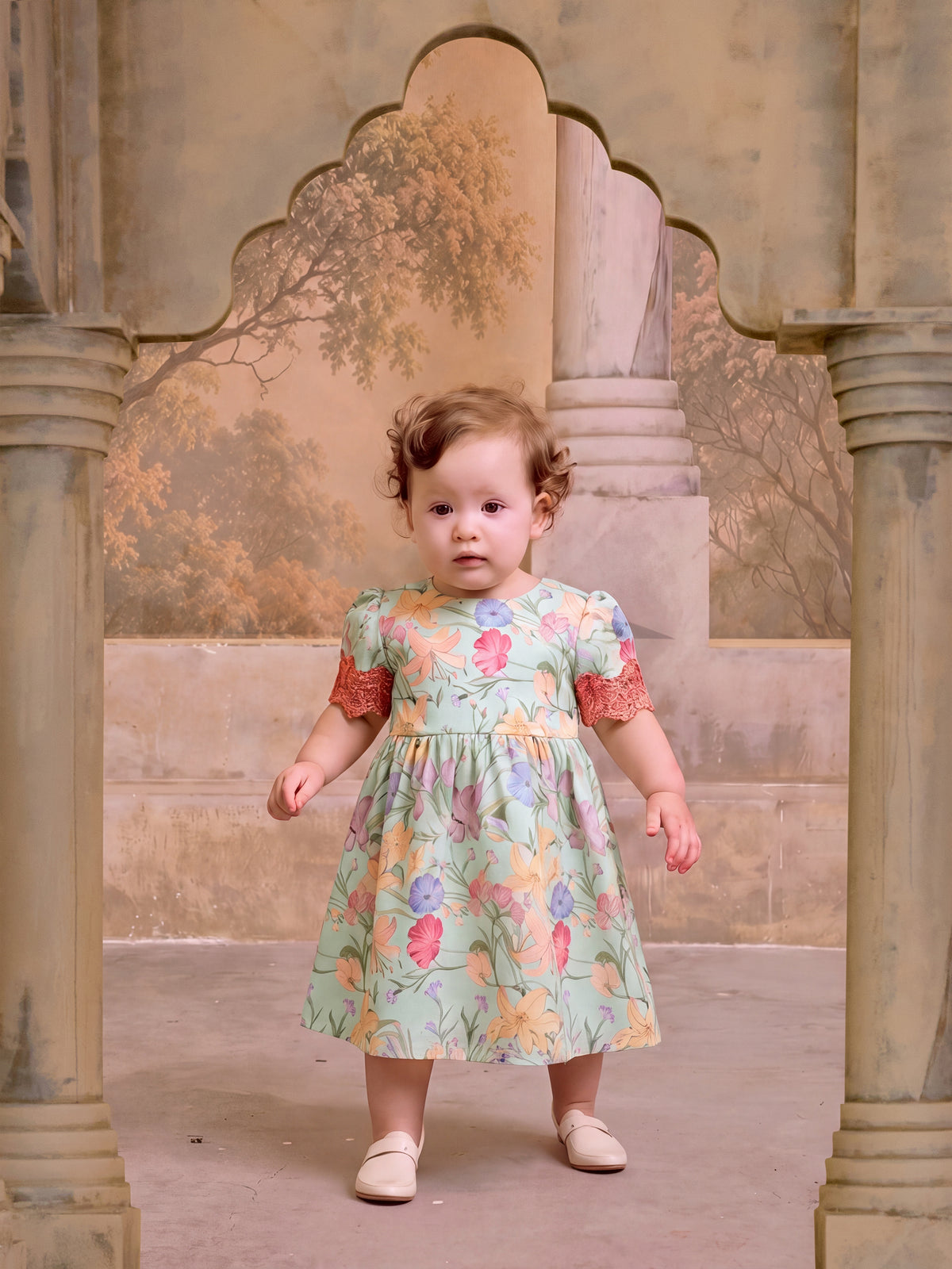 LUXE SERIES | YUMI BABY DRESS - TIFFANY