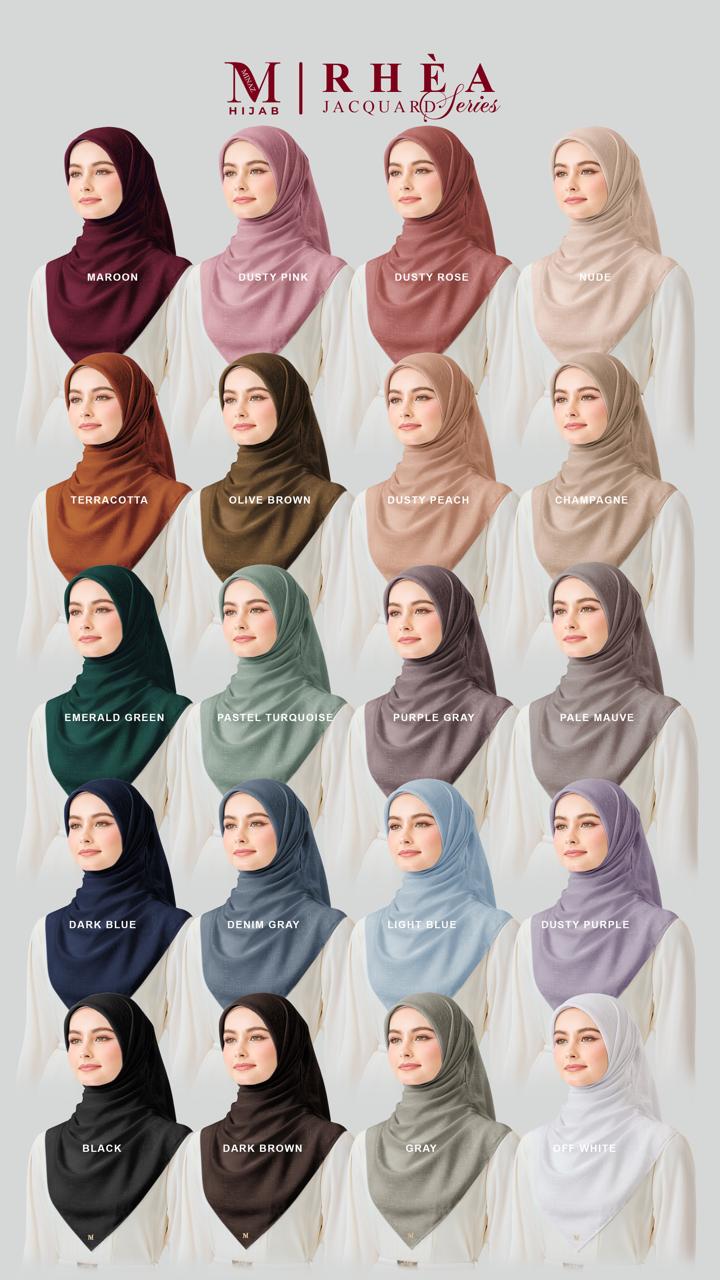 RHEA PLAIN JACQUARD - BLACK