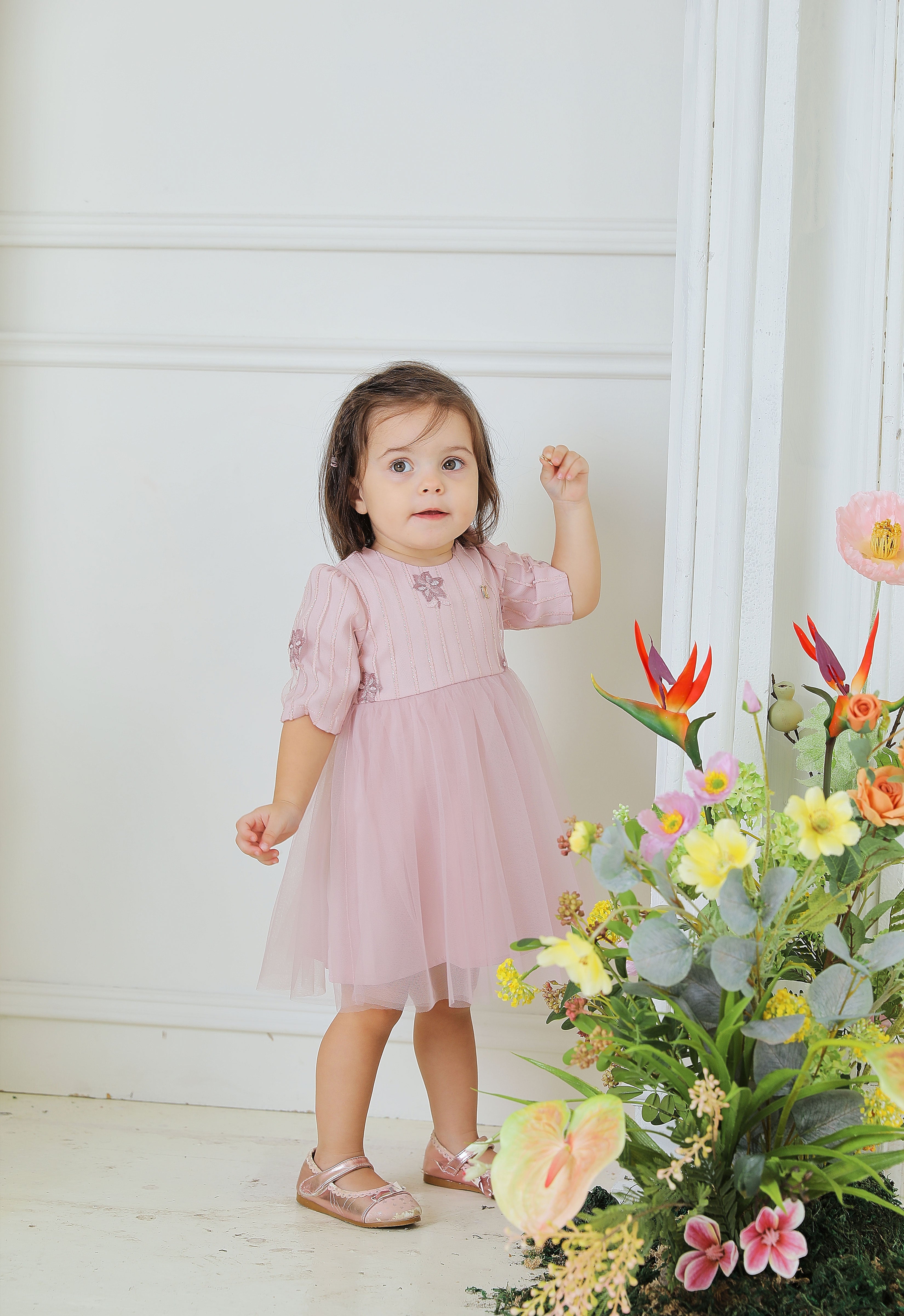 DIAN LUXE BABY DRESS - PINK