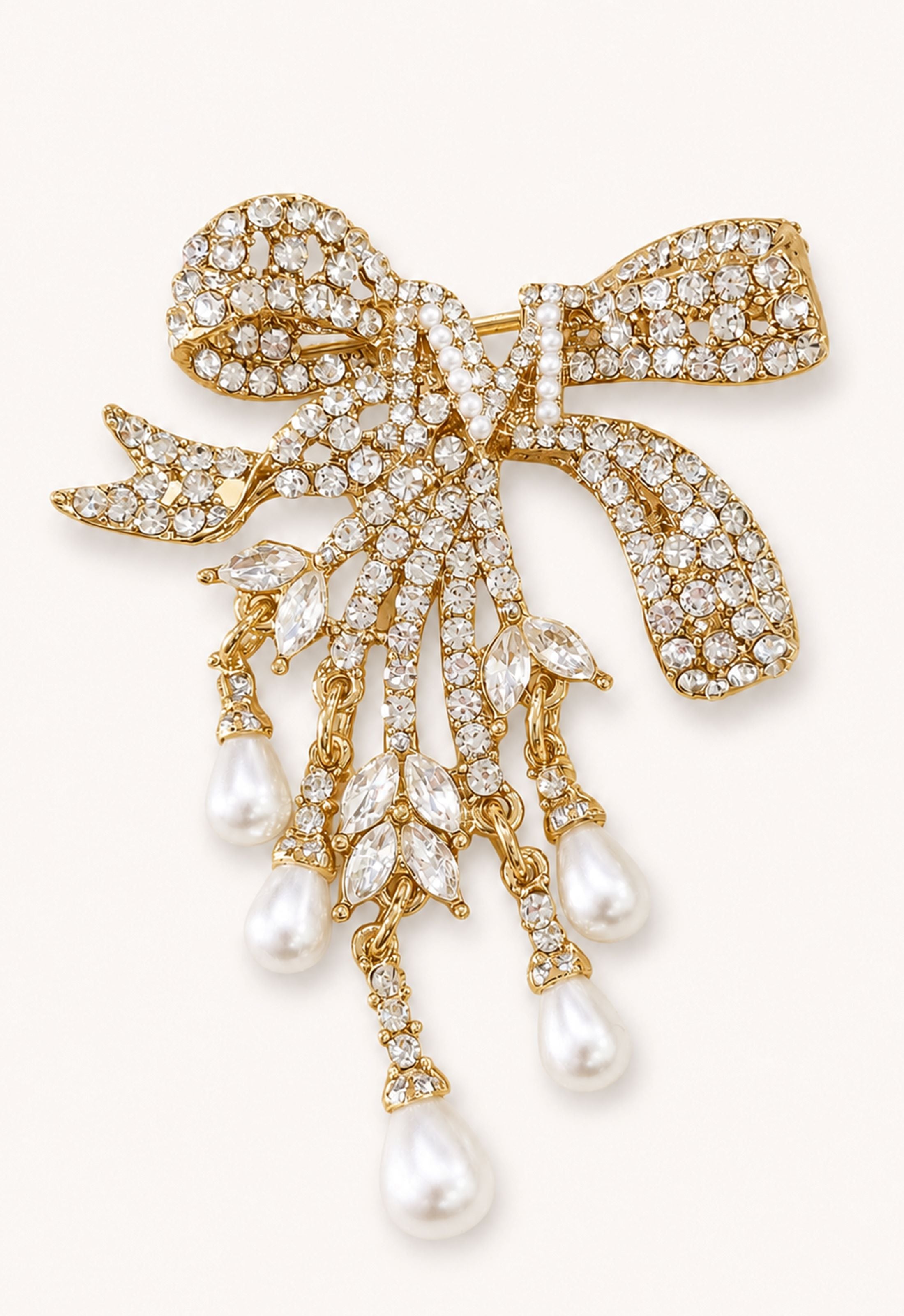 MINAZ HIJAB | PEARL RIBBON BROOCH [PIN TUDUNG]