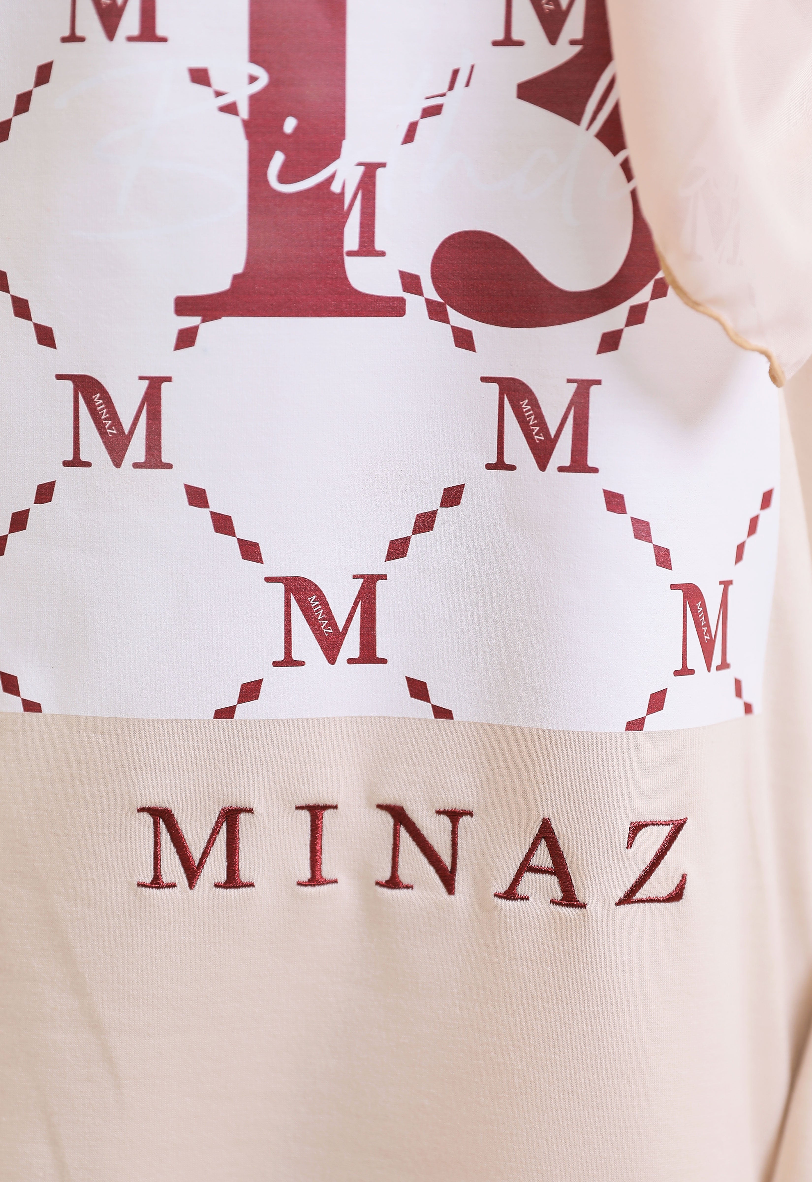 MINAZ 13th ANNIVERSARY SWEATSHIRT - CHAMPAGNE