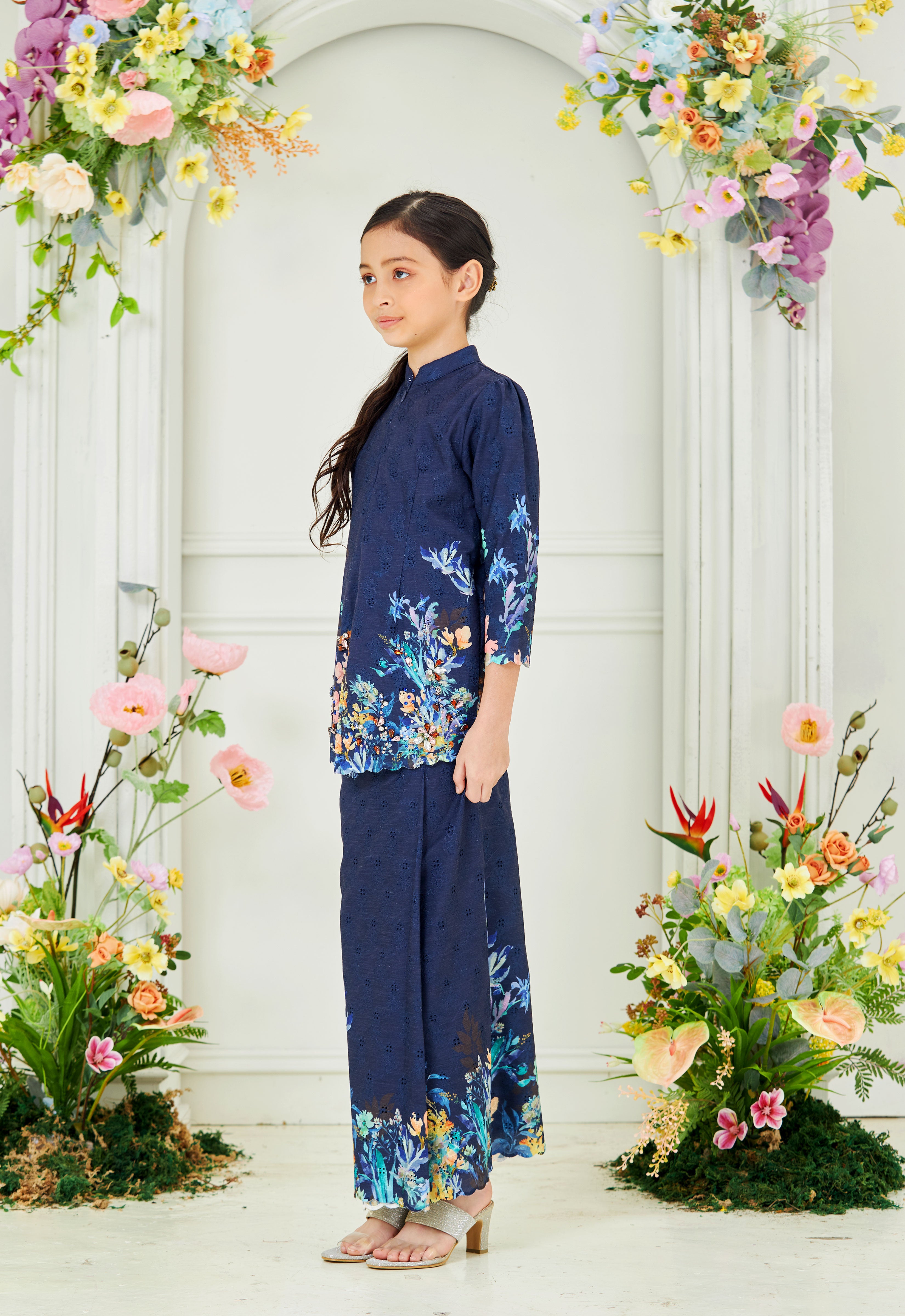 JOANNA KIDS KEBAYA - DARK BLUE