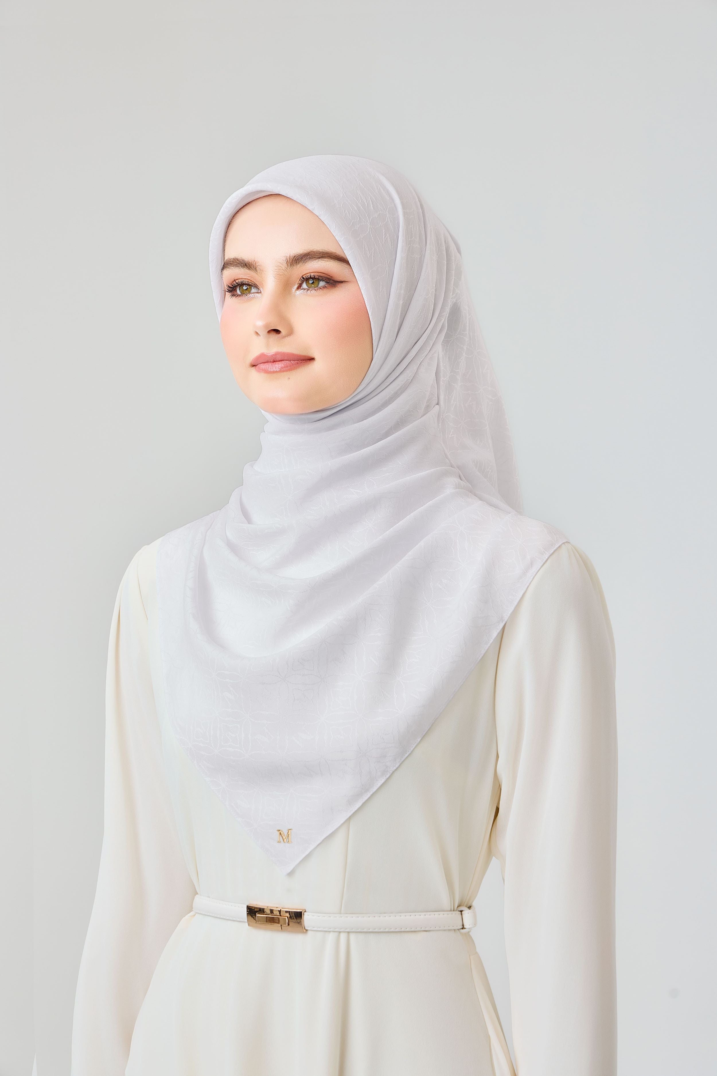 RHEA PLAIN JACQUARD - OFF WHITE