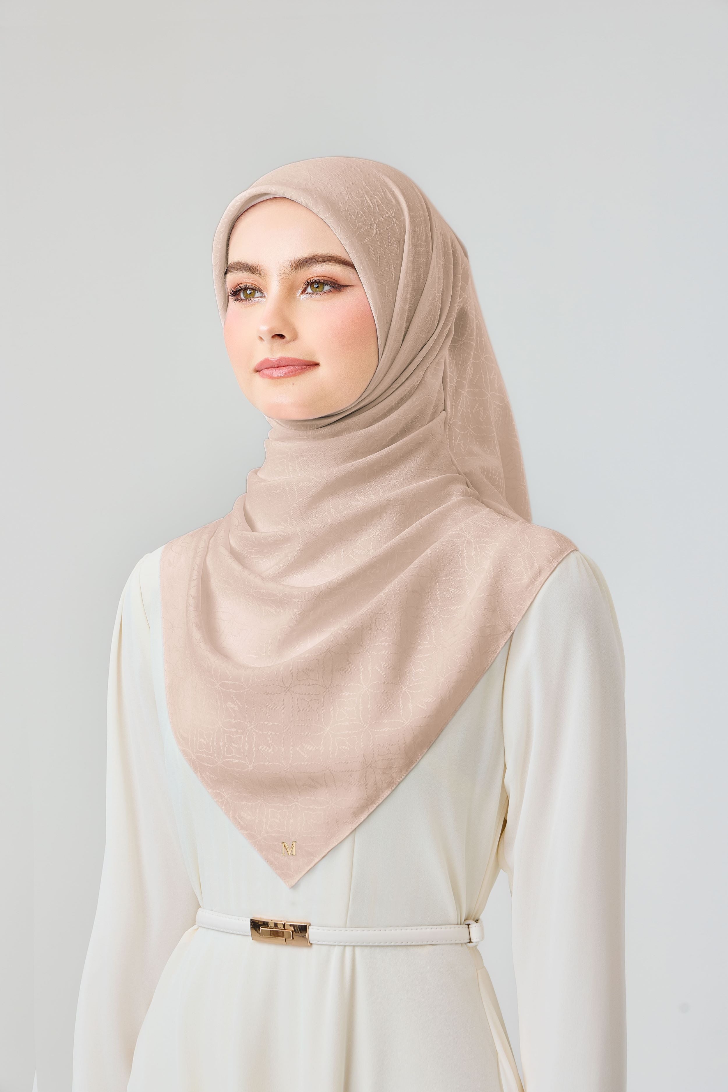 RHEA PLAIN JACQUARD - NUDE