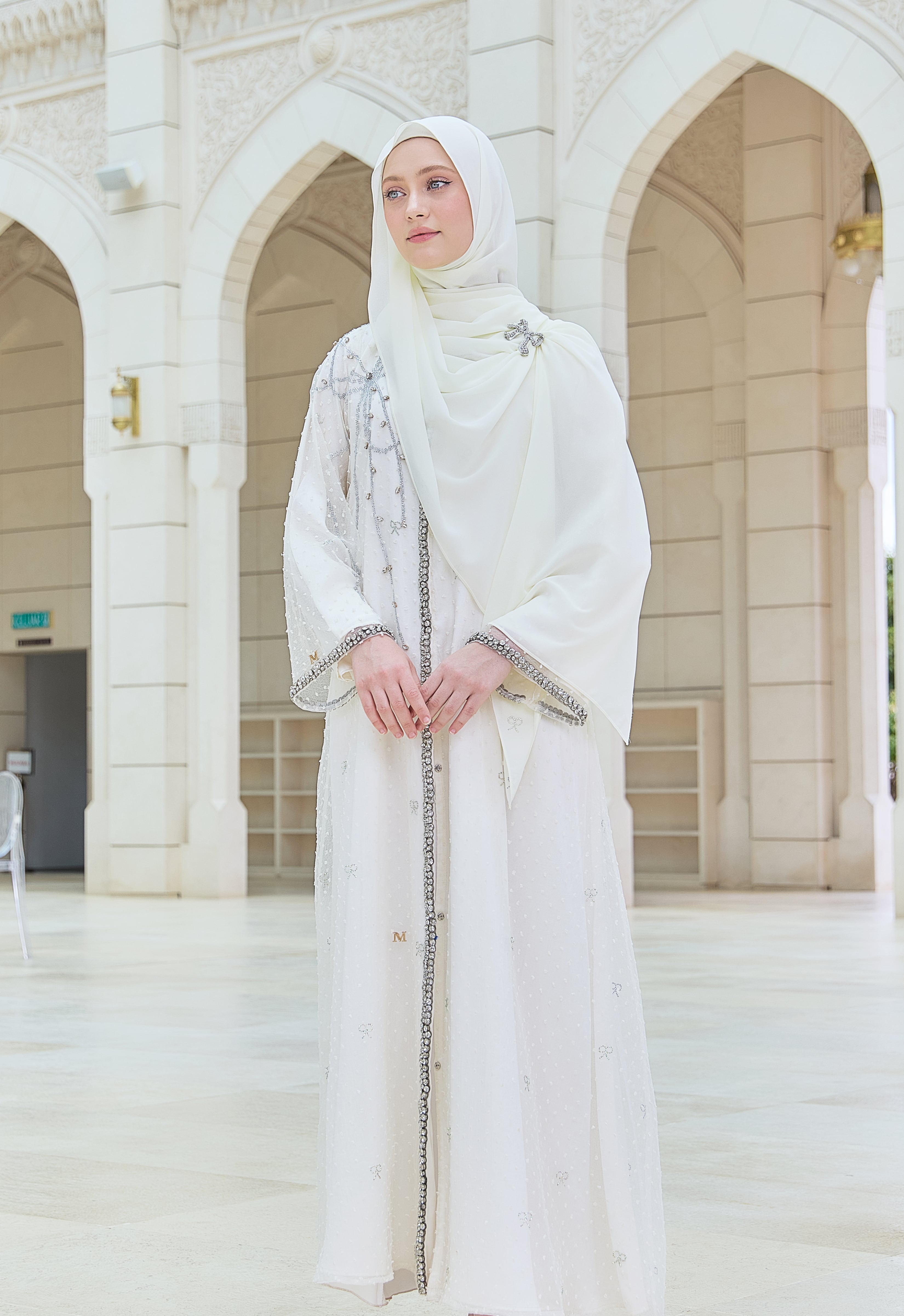 HILYA PREMIUM ABAYA - CREAM