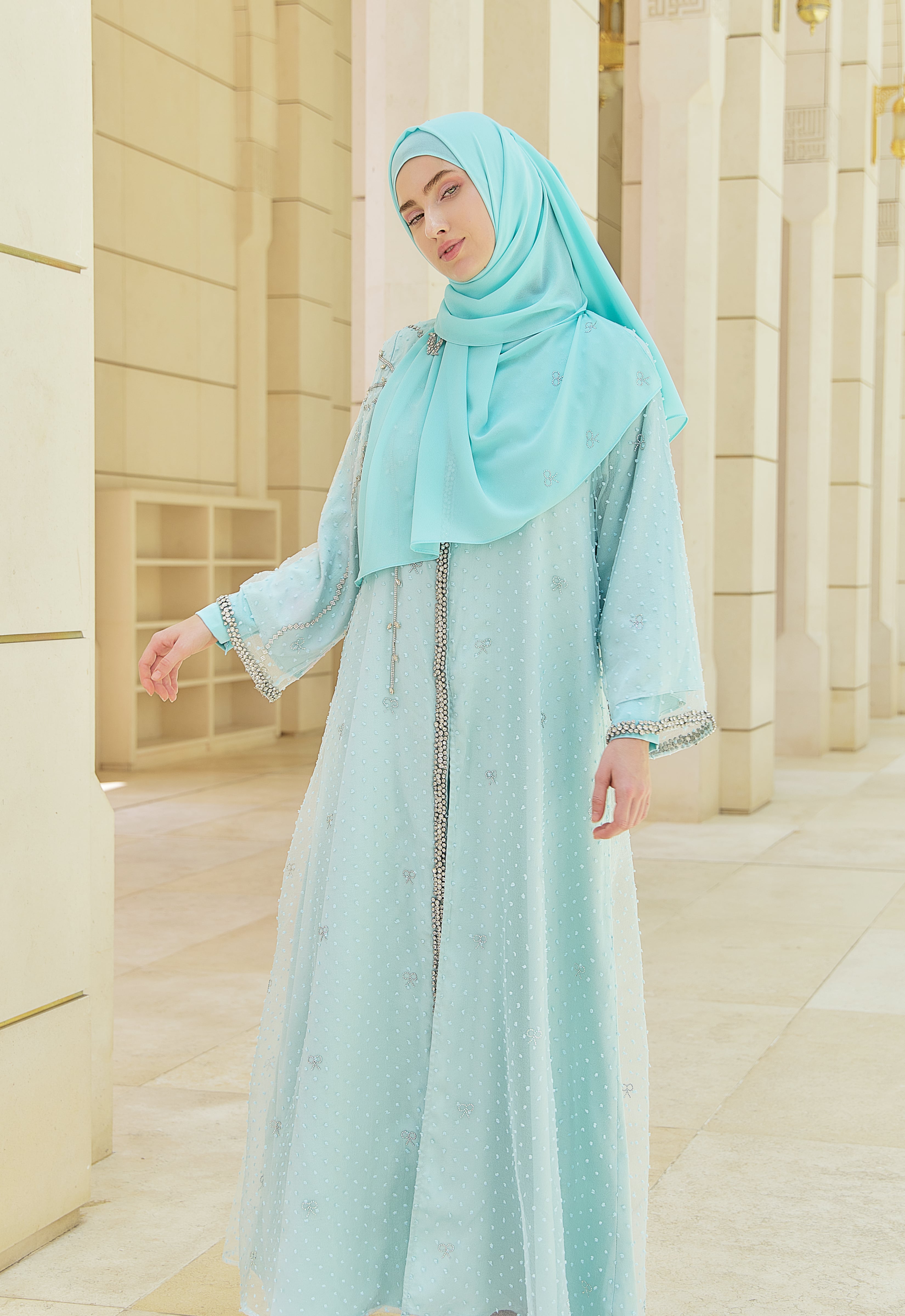 HILYA PREMIUM ABAYA - TIFFANY