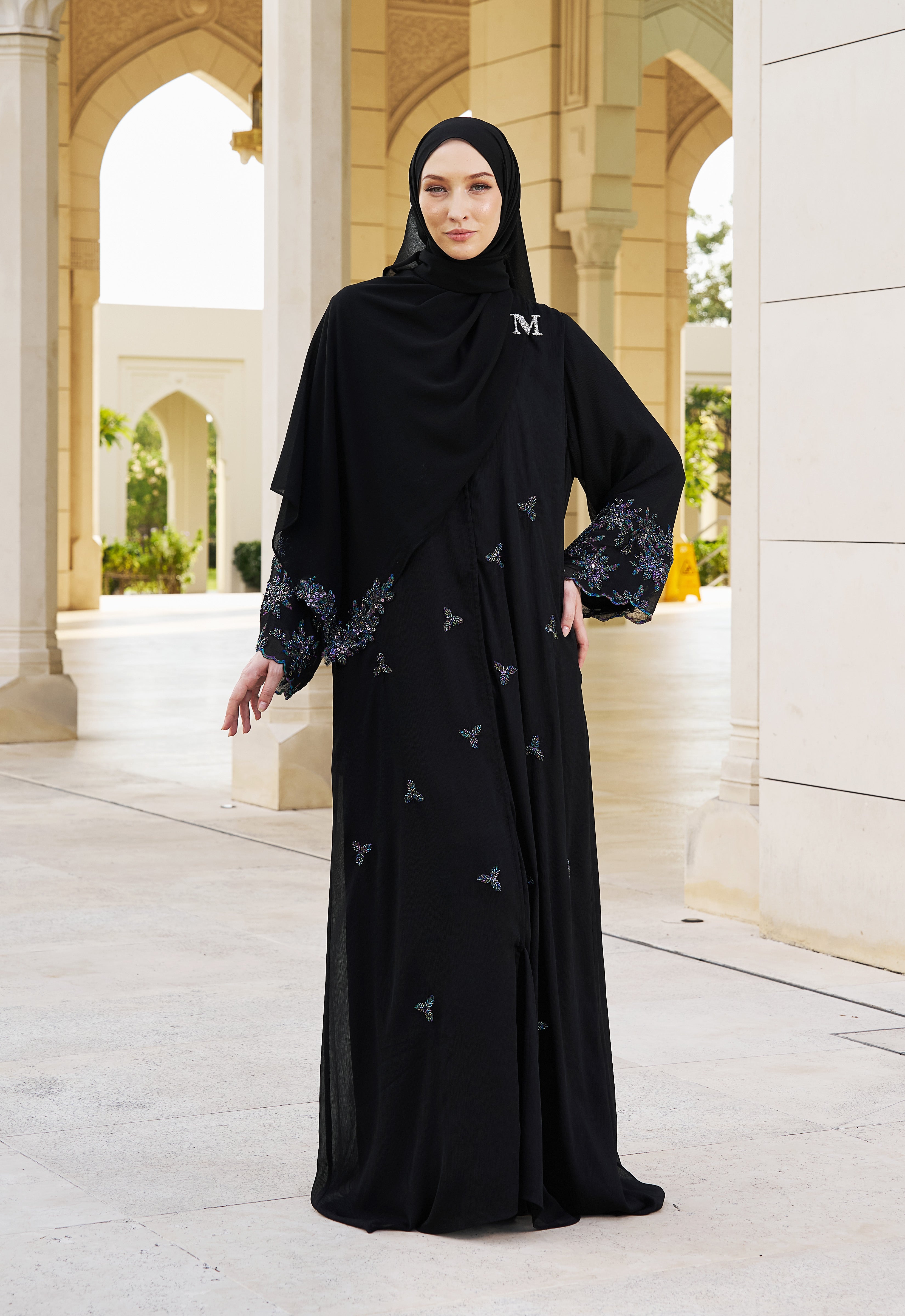 MANOHARA PREMIUM ABAYA - BLACK