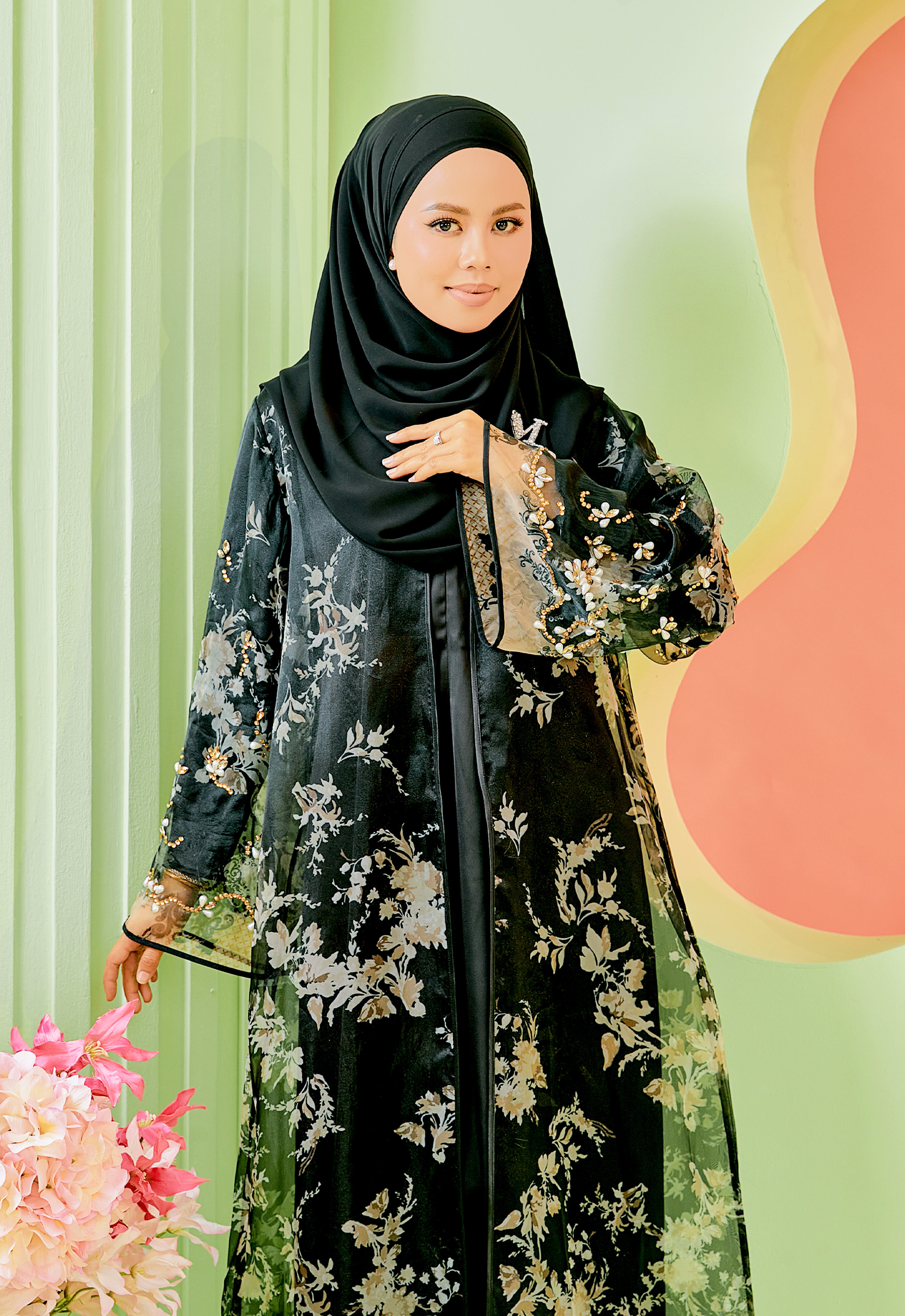 AUR ABAYA - BLACK