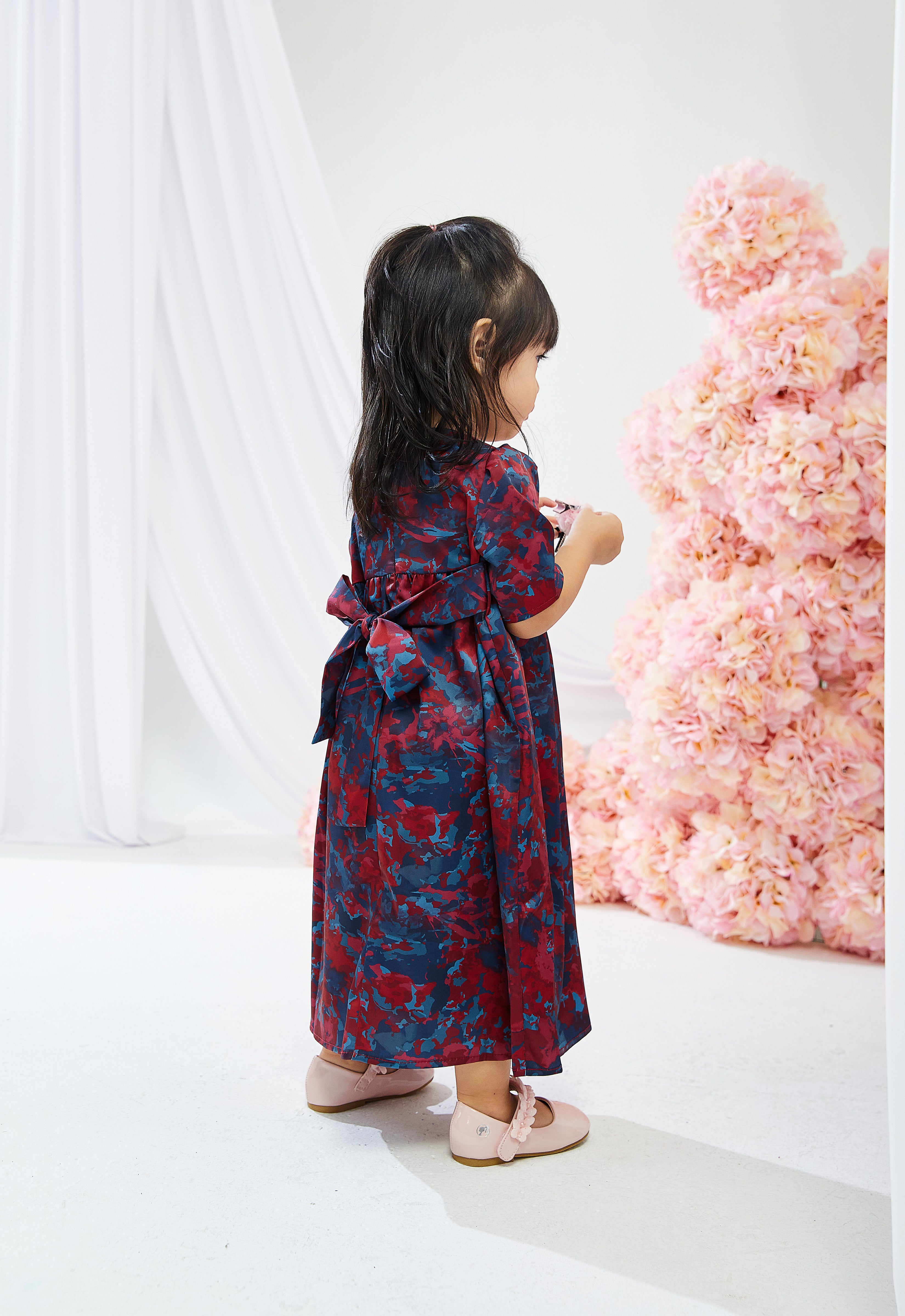 BABY ANGGUN DRESS - DARK BLUE