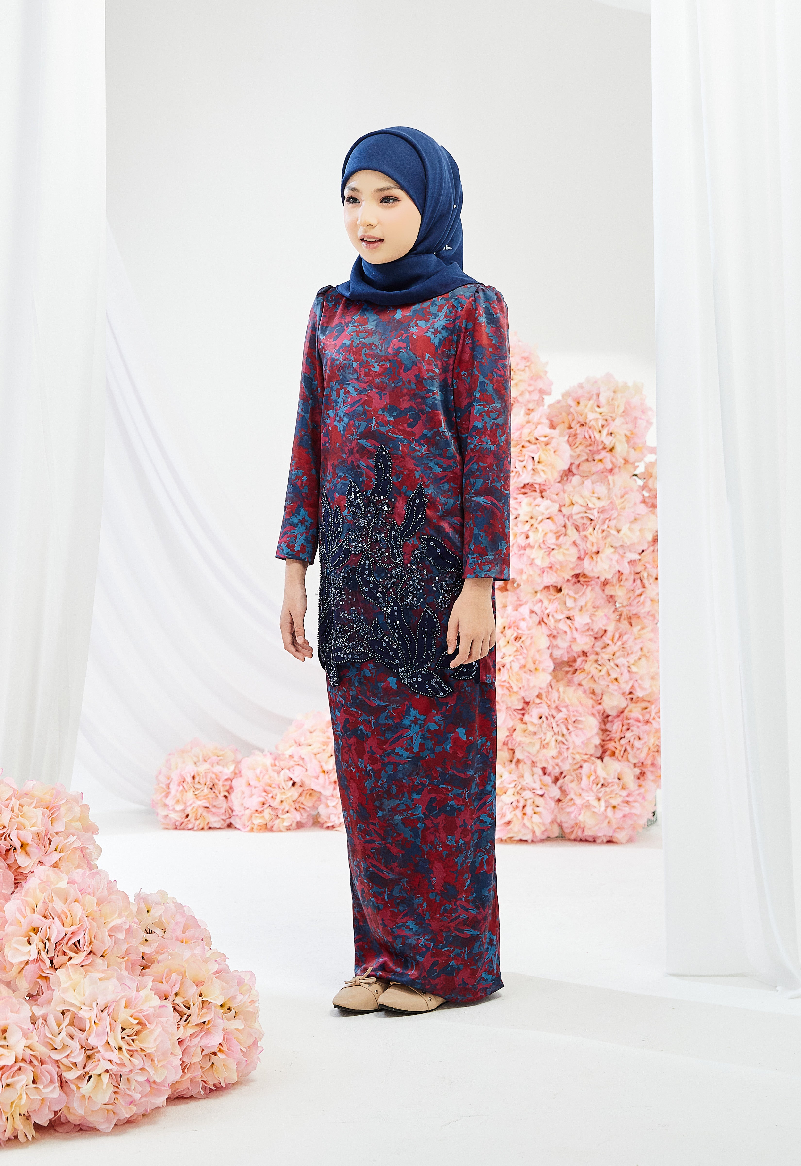 KIDS ANGGUN KURUNG 3.0 - DARK BLUE