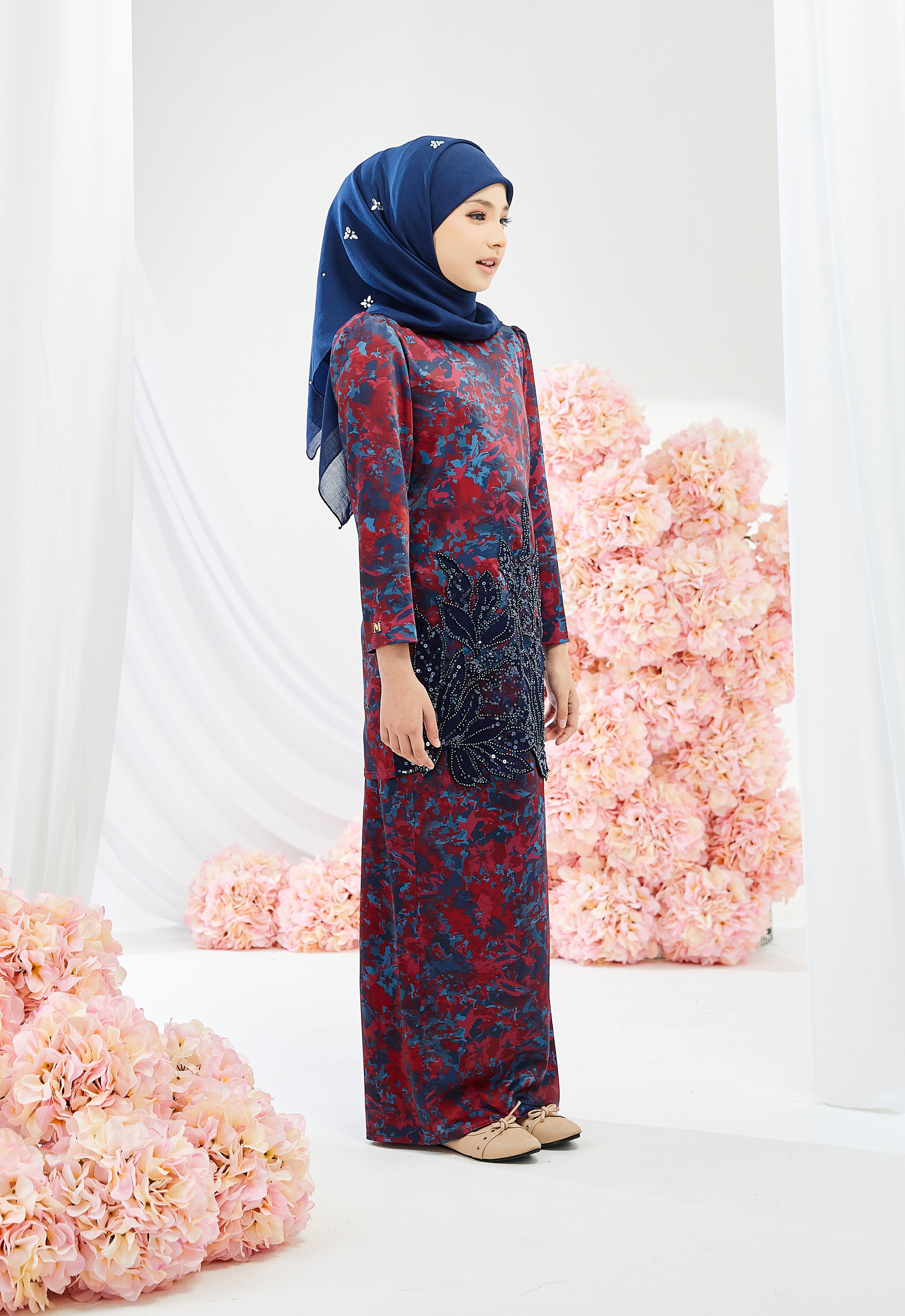 KIDS ANGGUN KURUNG 3.0 - DARK BLUE