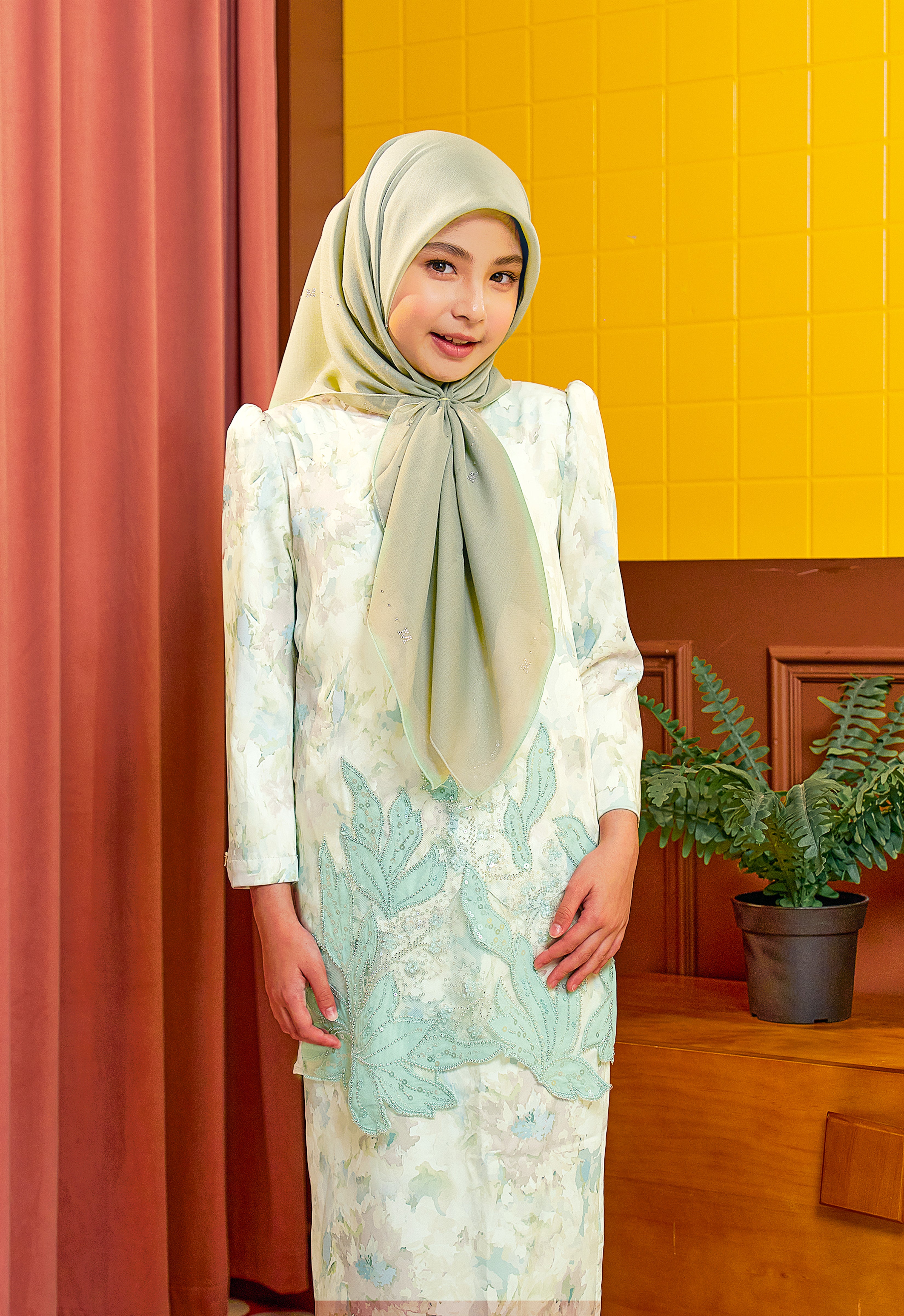 KIDS ANGGUN KURUNG 3.0 - GREEN