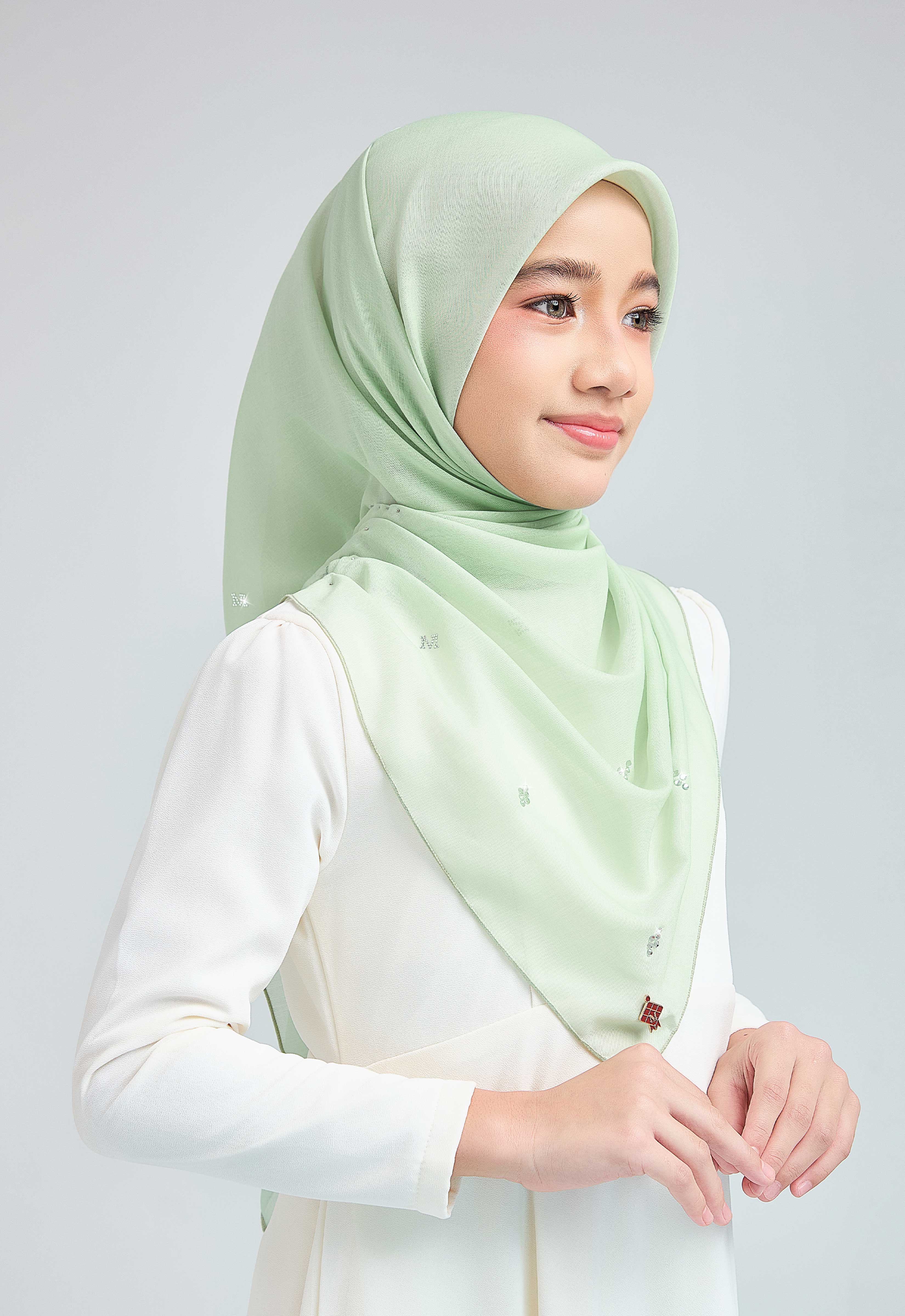 KIDS SETULUS RAYA PLAIN STONE - MINT