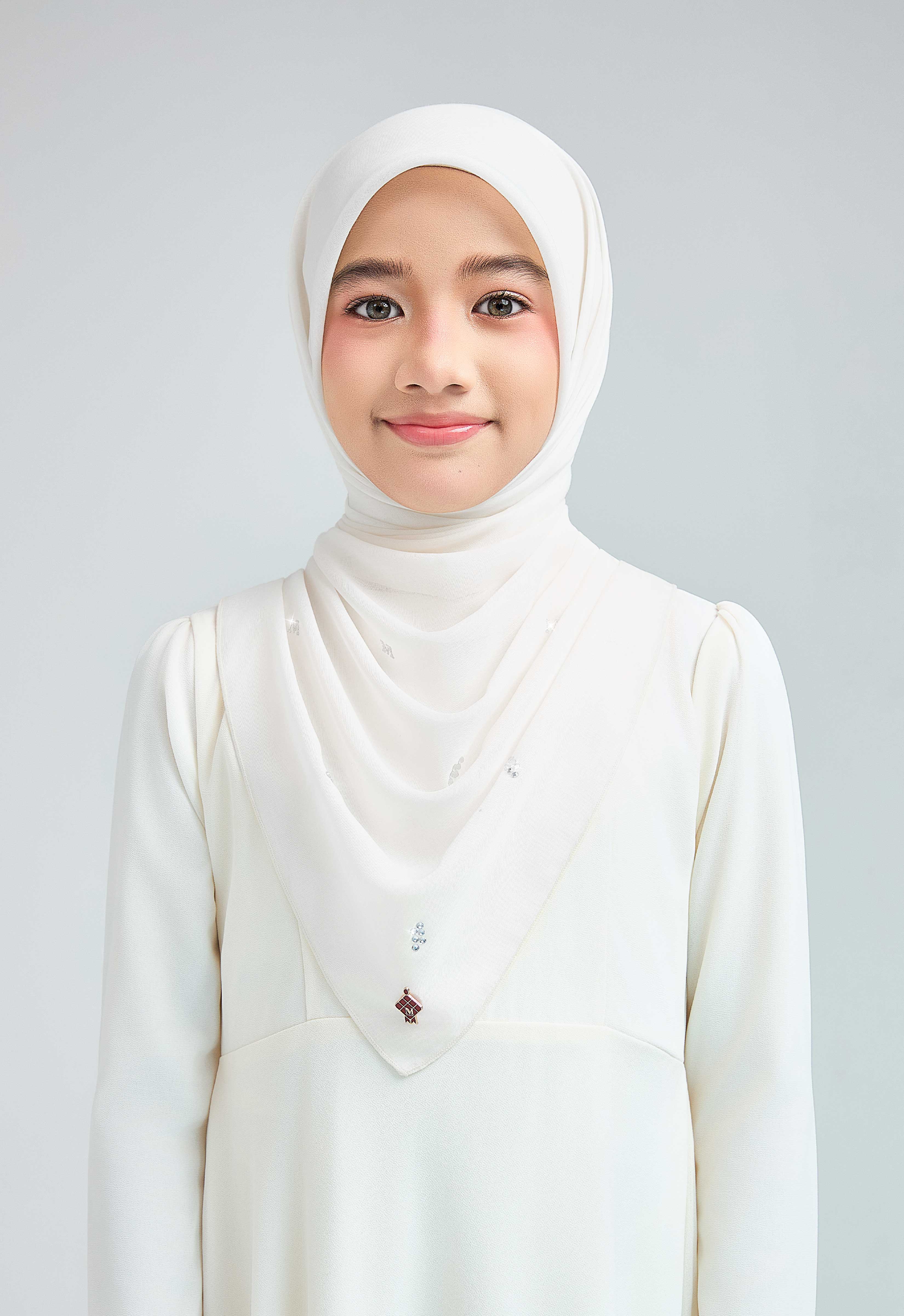 KIDS SETULUS RAYA PLAIN STONE - OFF WHITE