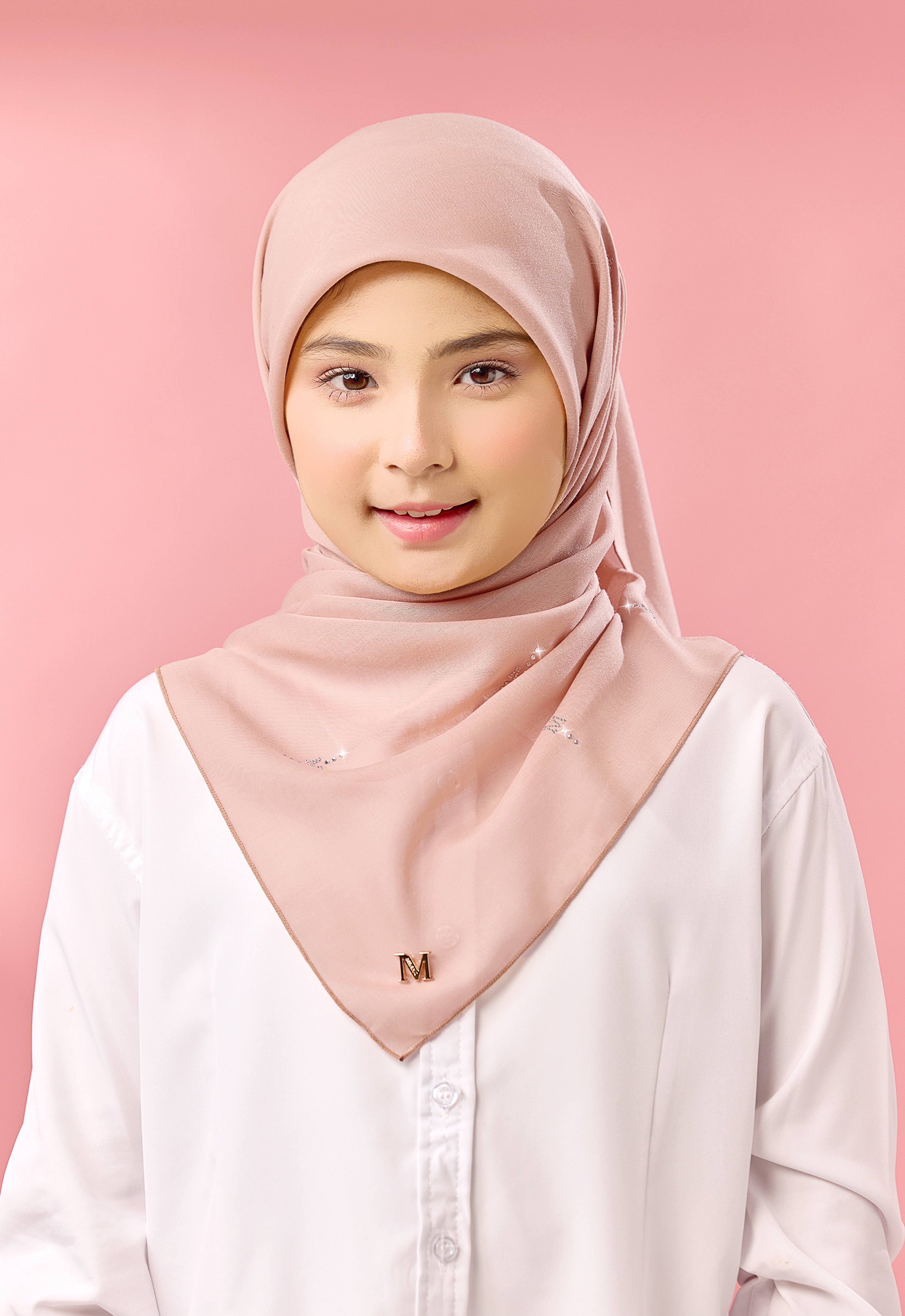 KIDS SURI PLAIN STONE - DUSTY PEACH