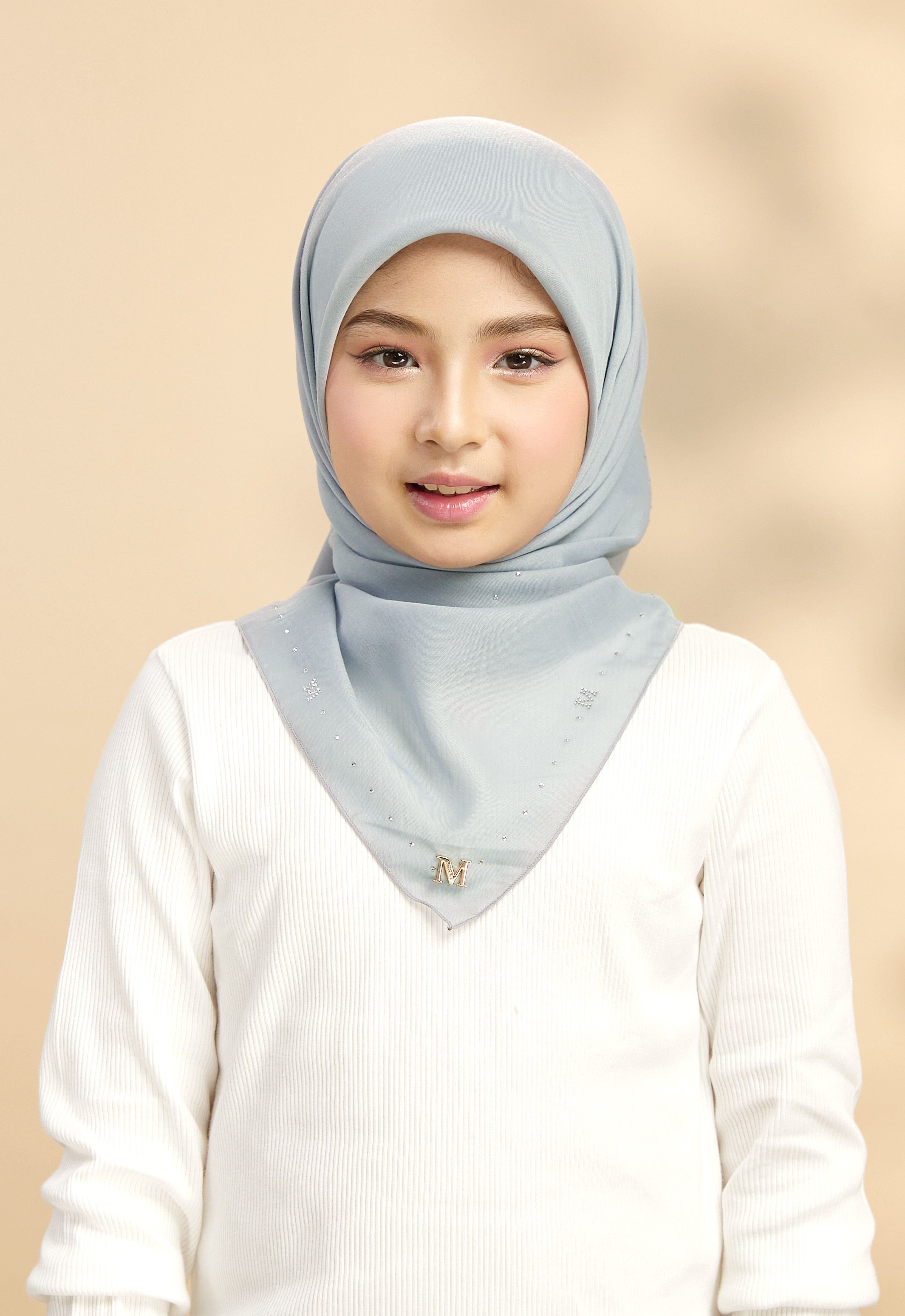 KIDS JIWA PLAIN STONE - LIGHT BLUE