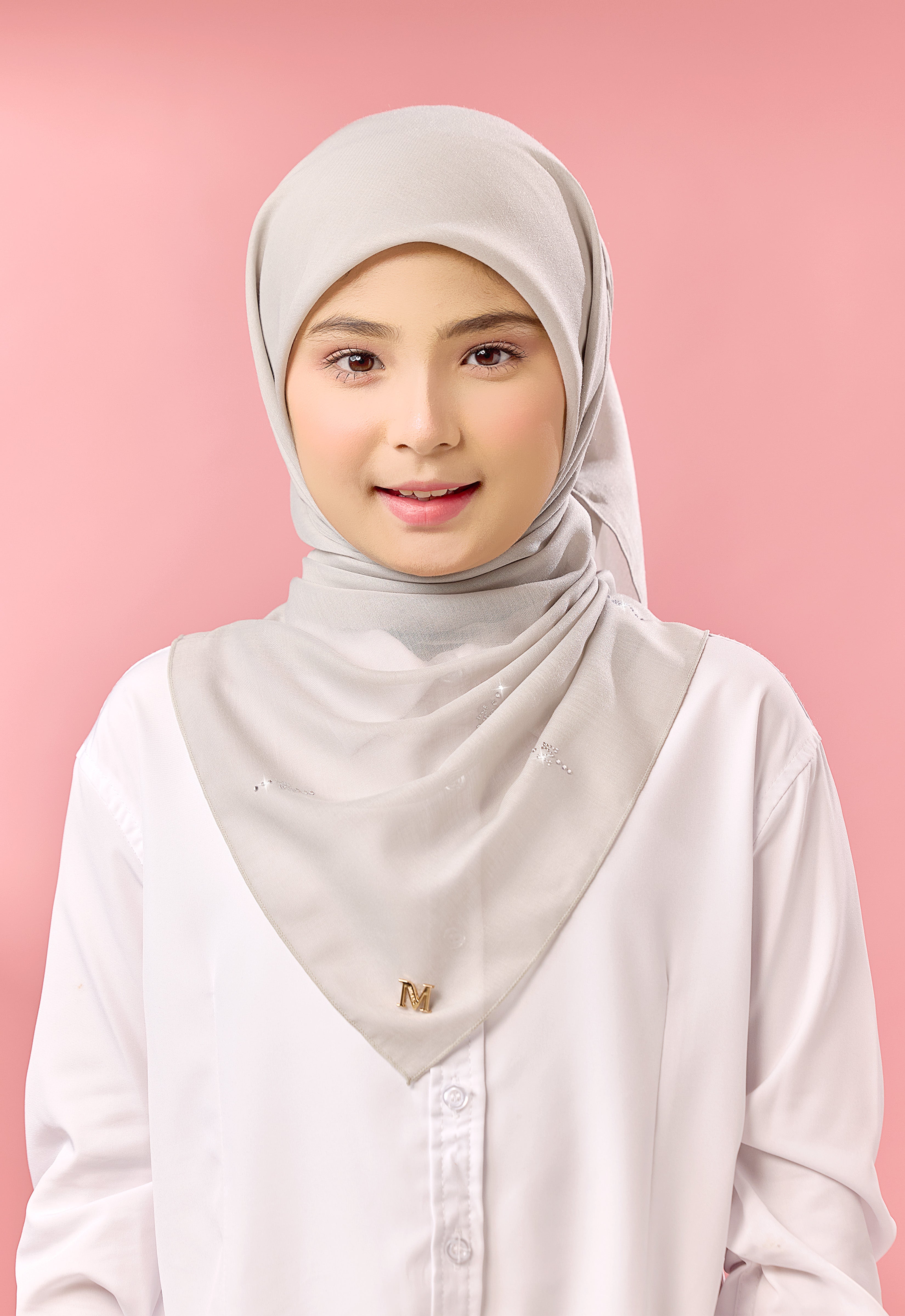 KIDS SURI PLAIN STONE - LIGHT GRAY