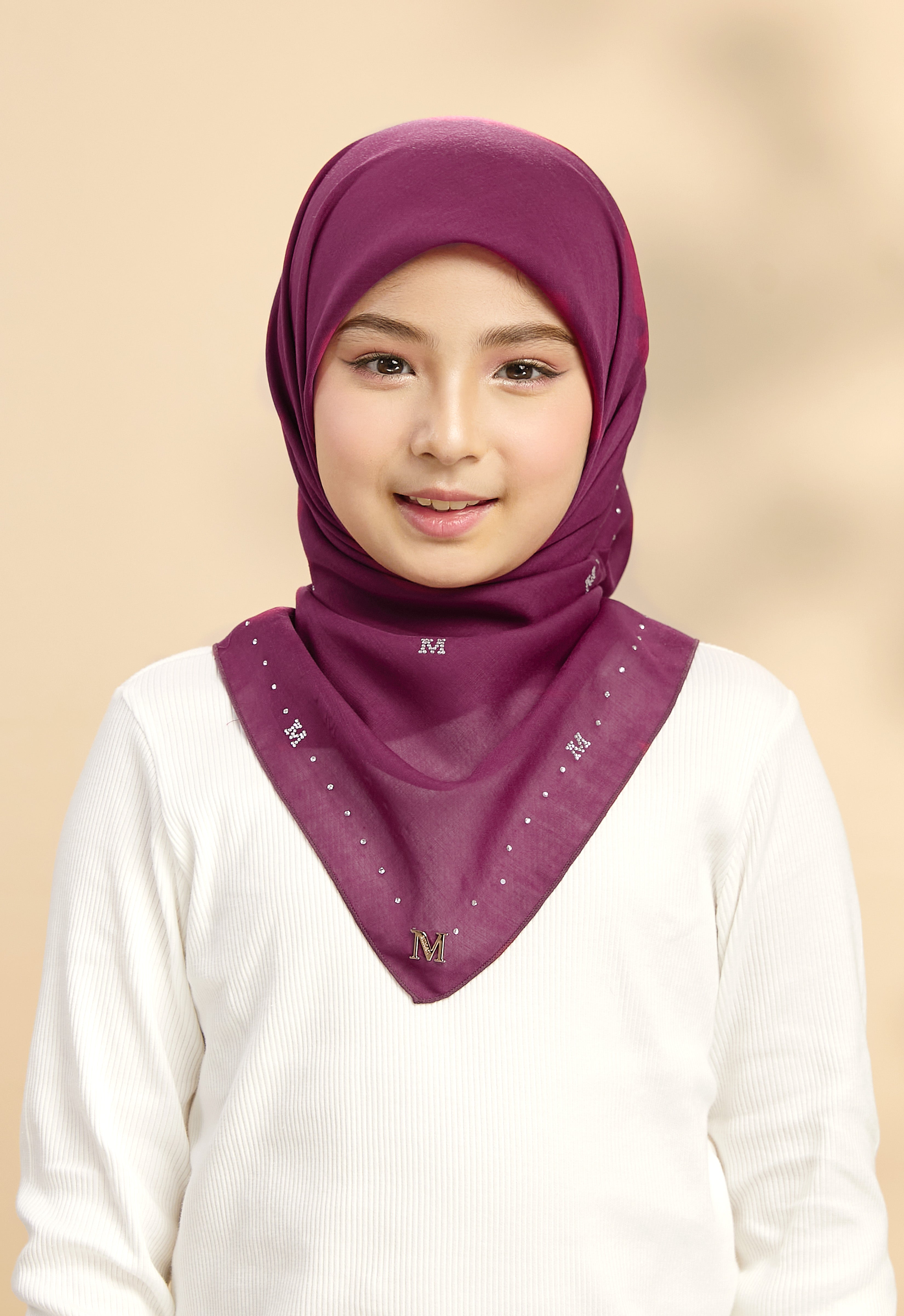 KIDS JIWA PLAIN STONE - MAGENTA