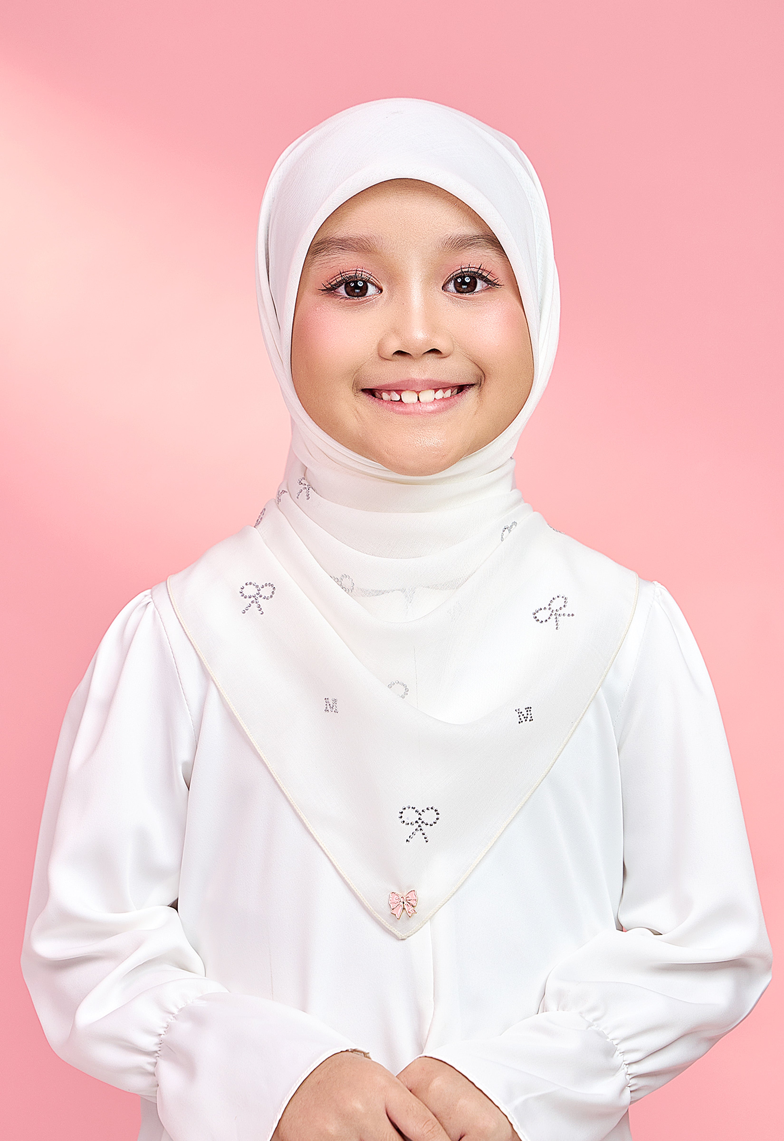 KIDS RIBBONY PLAIN STONE - OFF WHITE