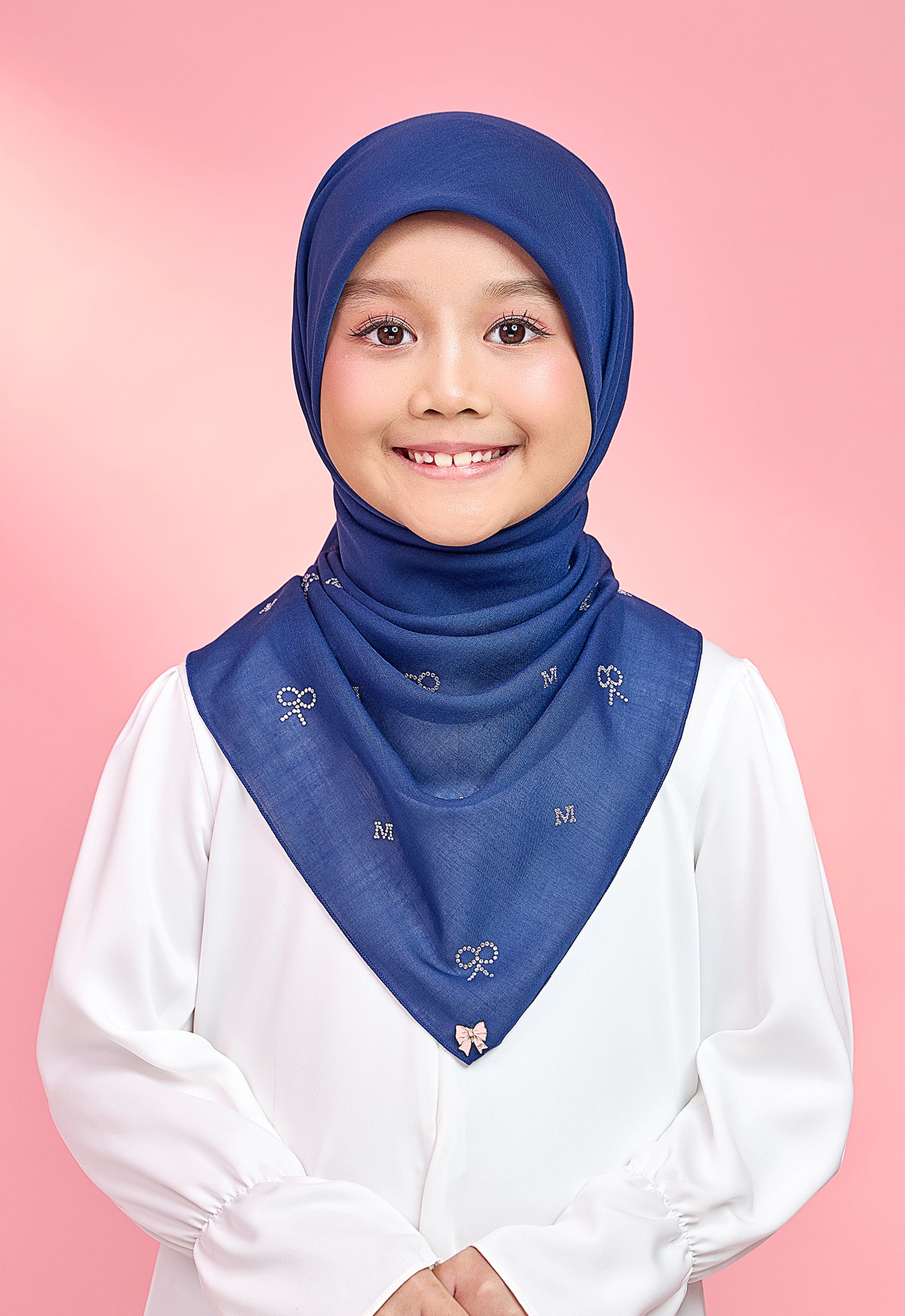 KIDS RIBBONY PLAIN STONE - ROYAL BLUE