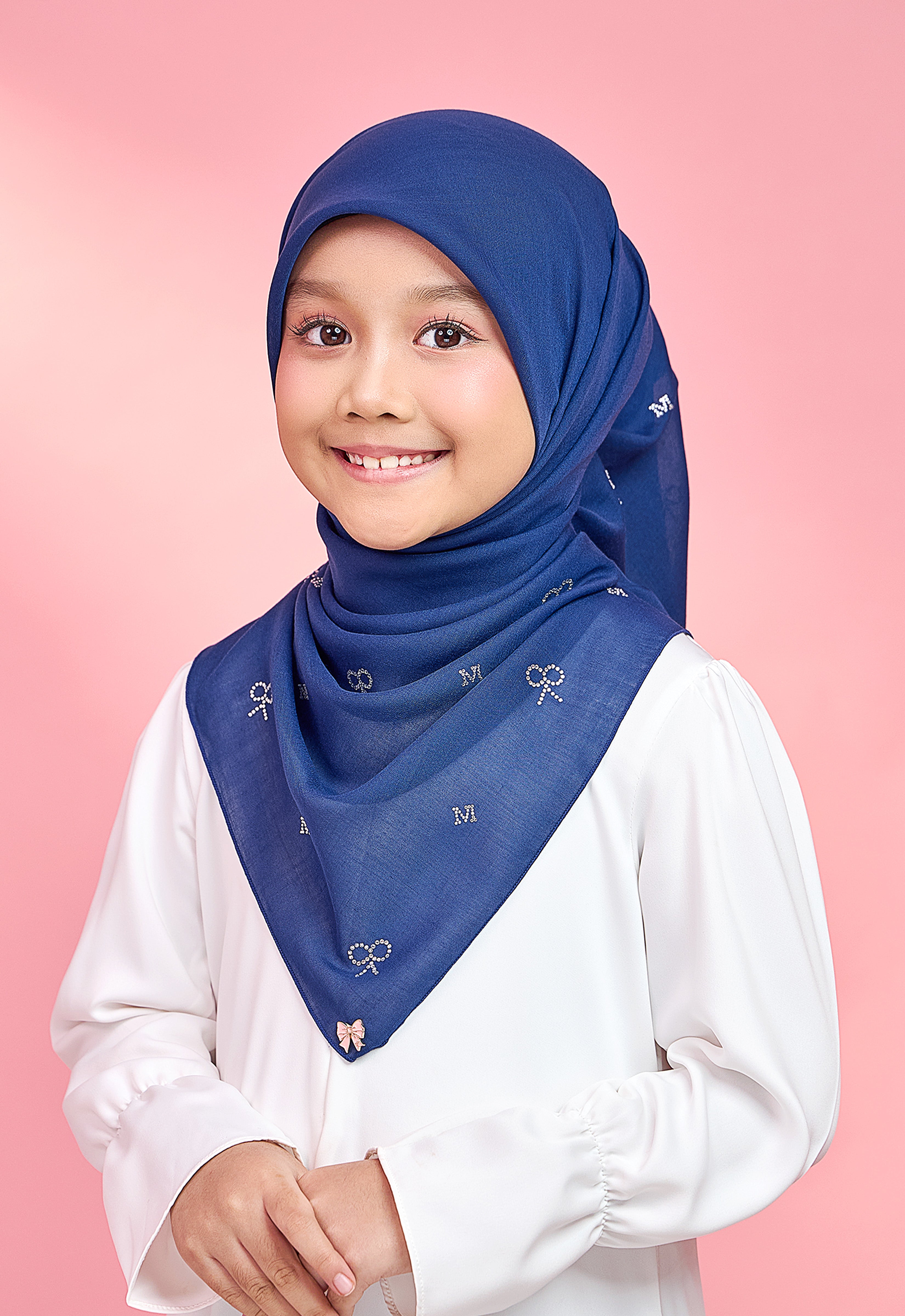 KIDS RIBBONY PLAIN STONE - ROYAL BLUE