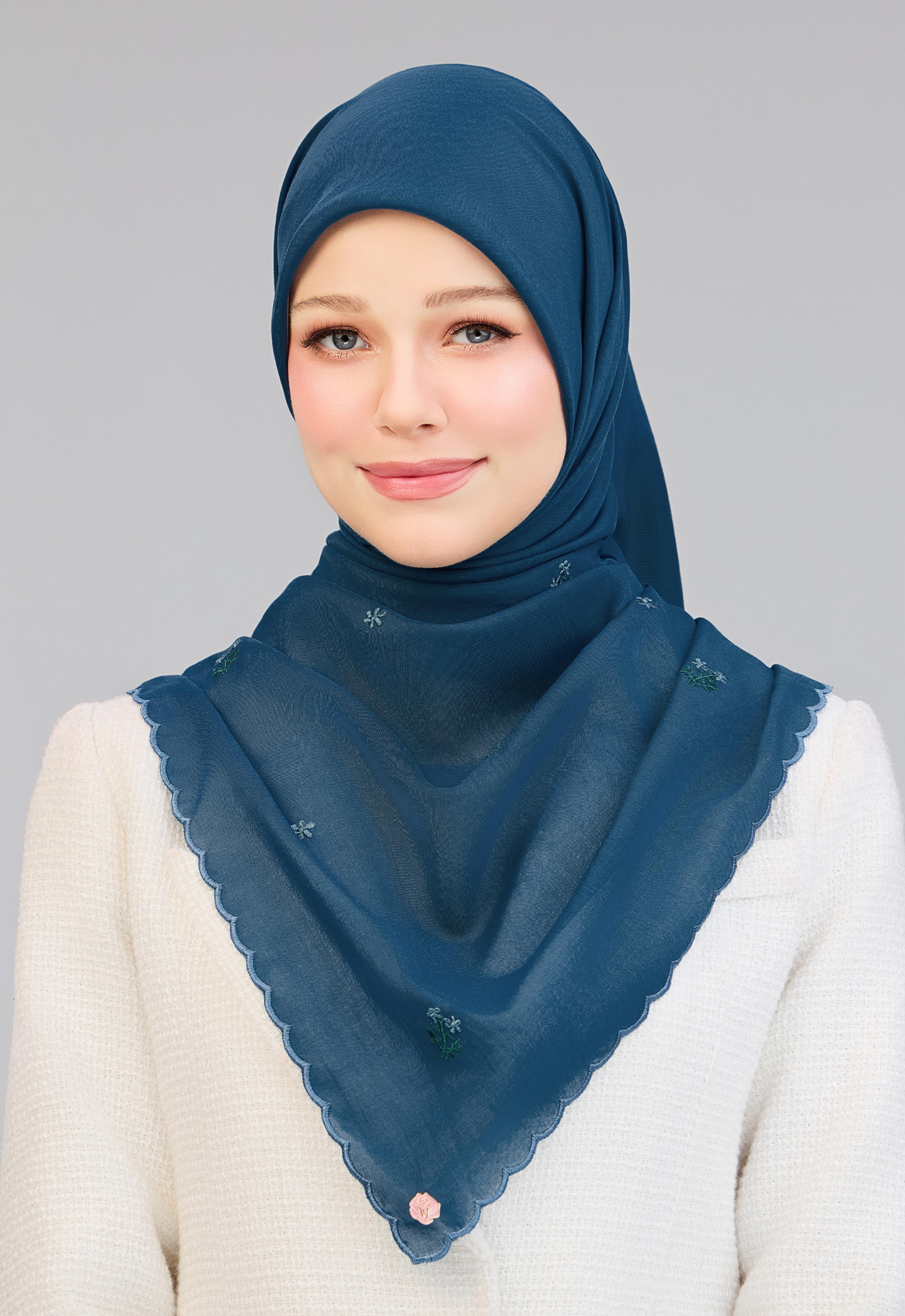 SULAM EMBUN - DARK TEAL BLUE