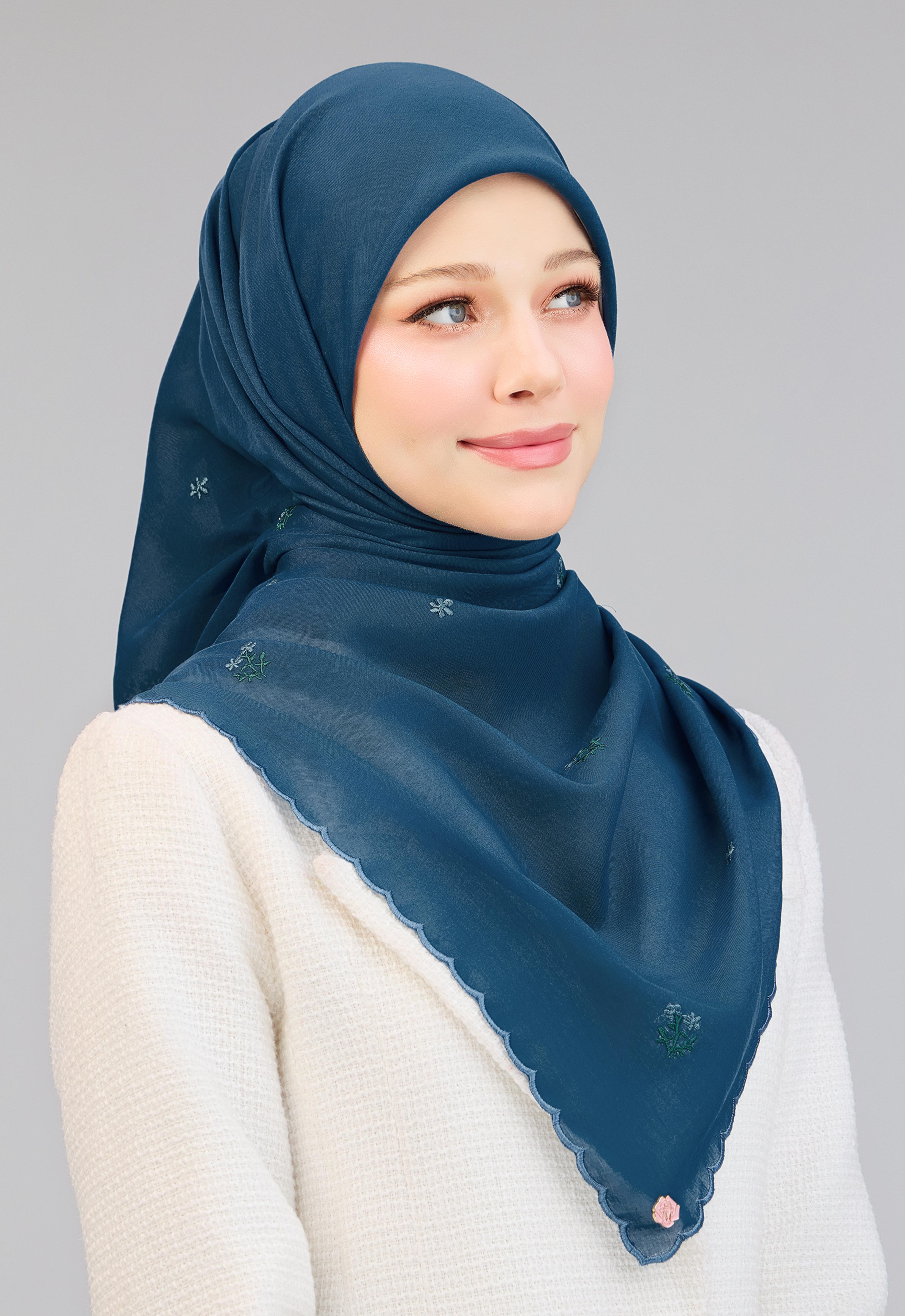 SULAM EMBUN - DARK TEAL BLUE