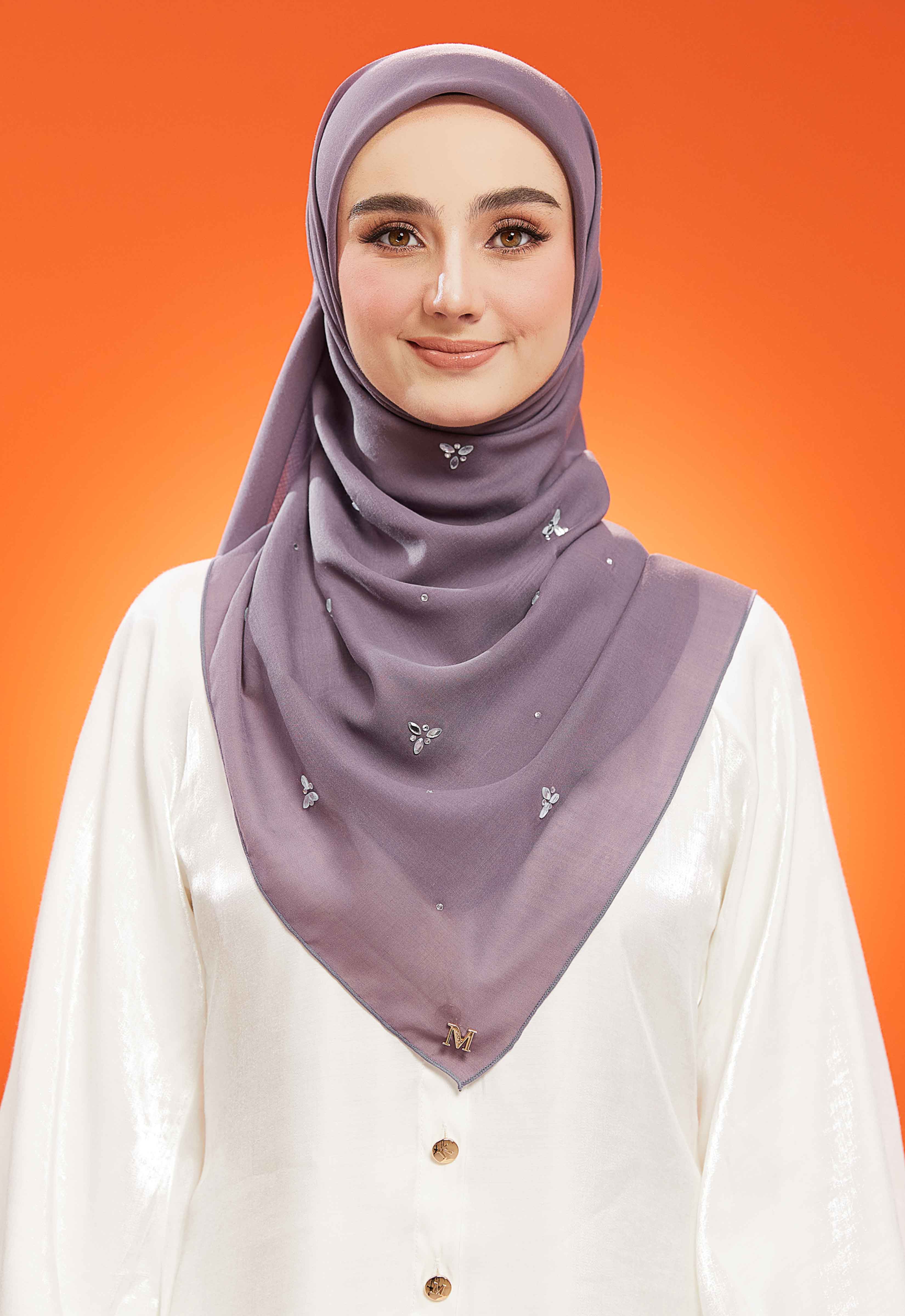 IRIS PLAIN STONE BAWAL - DUSTY PURPLE