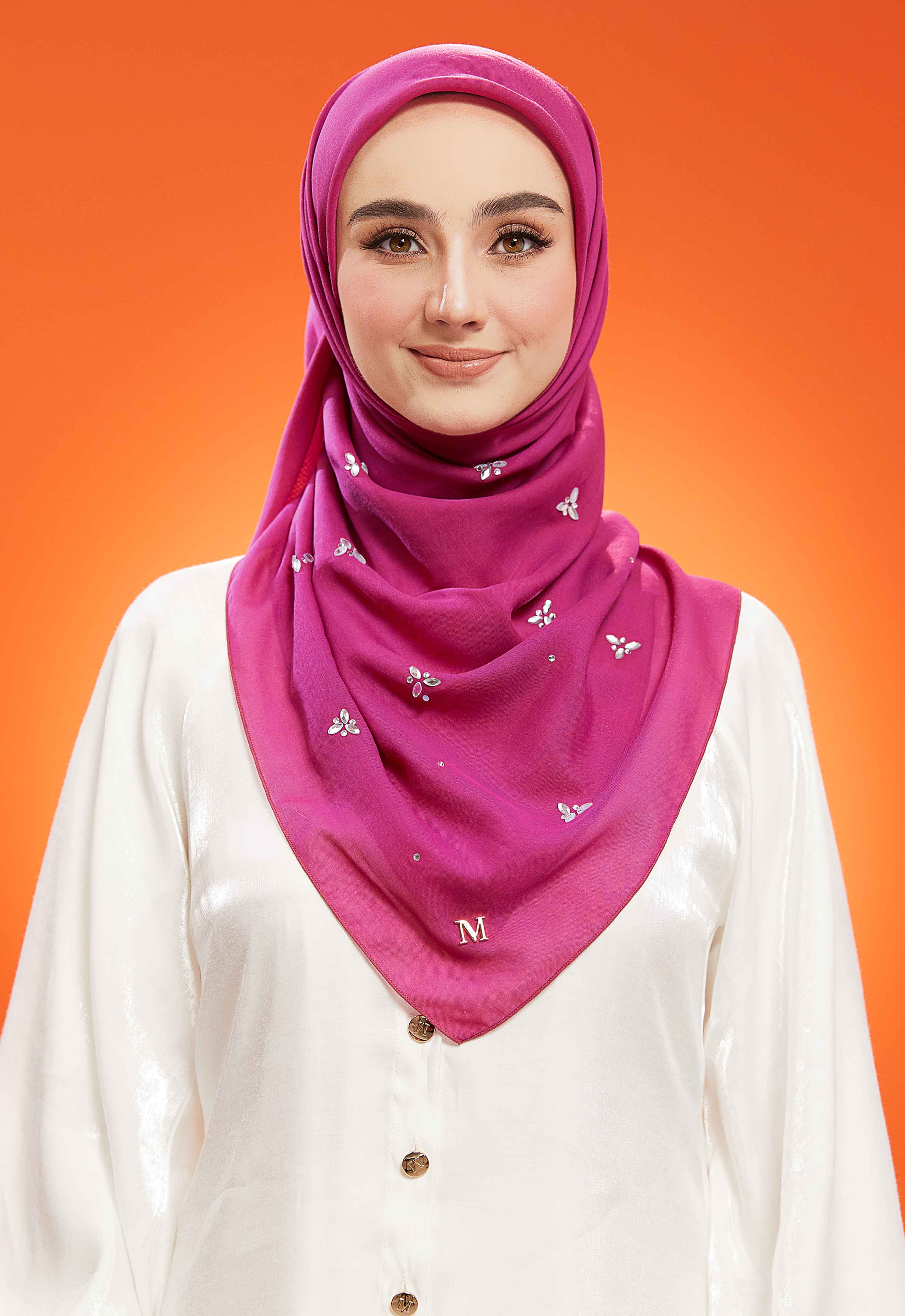 IRIS PLAIN STONE BAWAL - MAGENTA