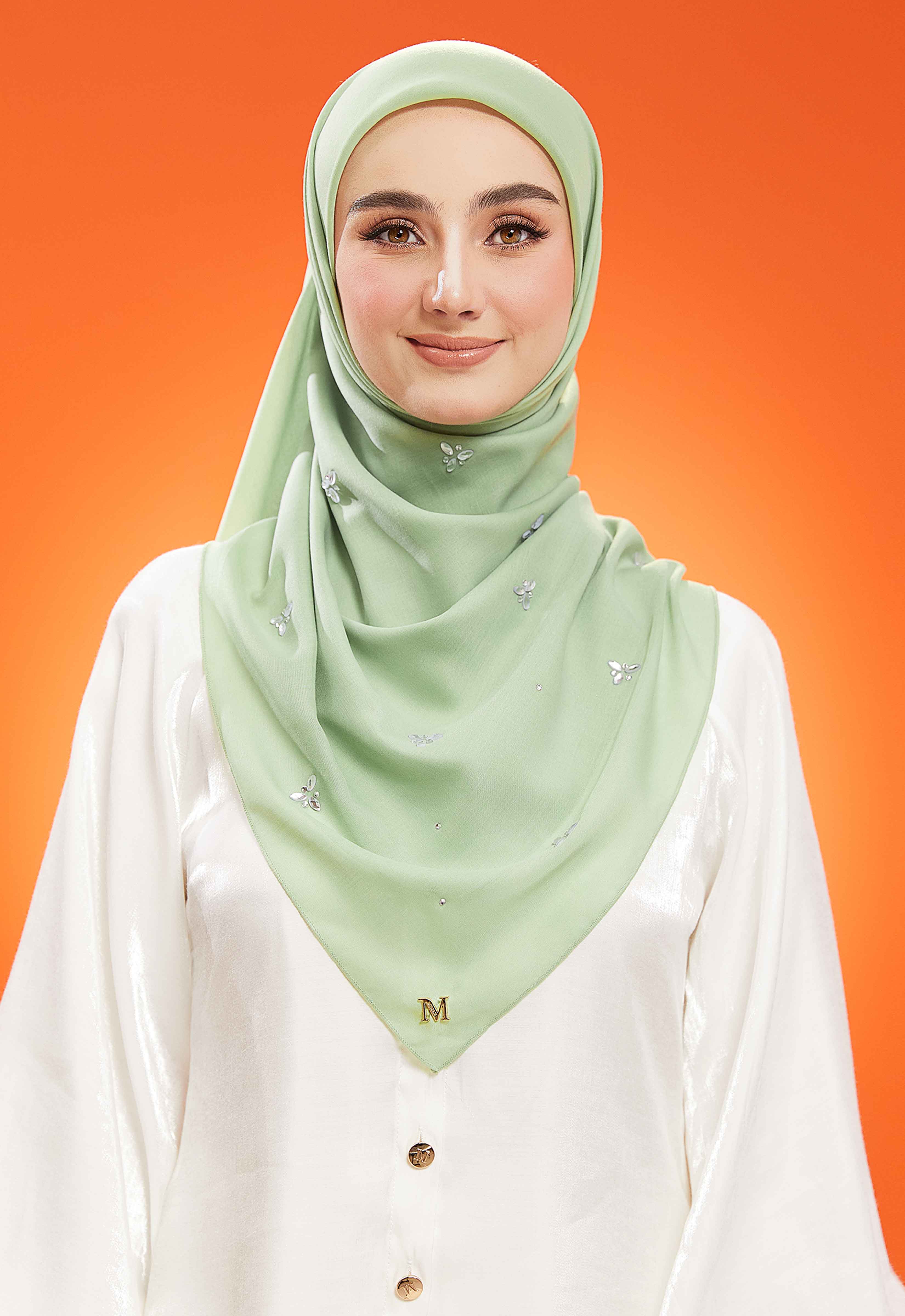 IRIS PLAIN STONE BAWAL - PISTACHIO