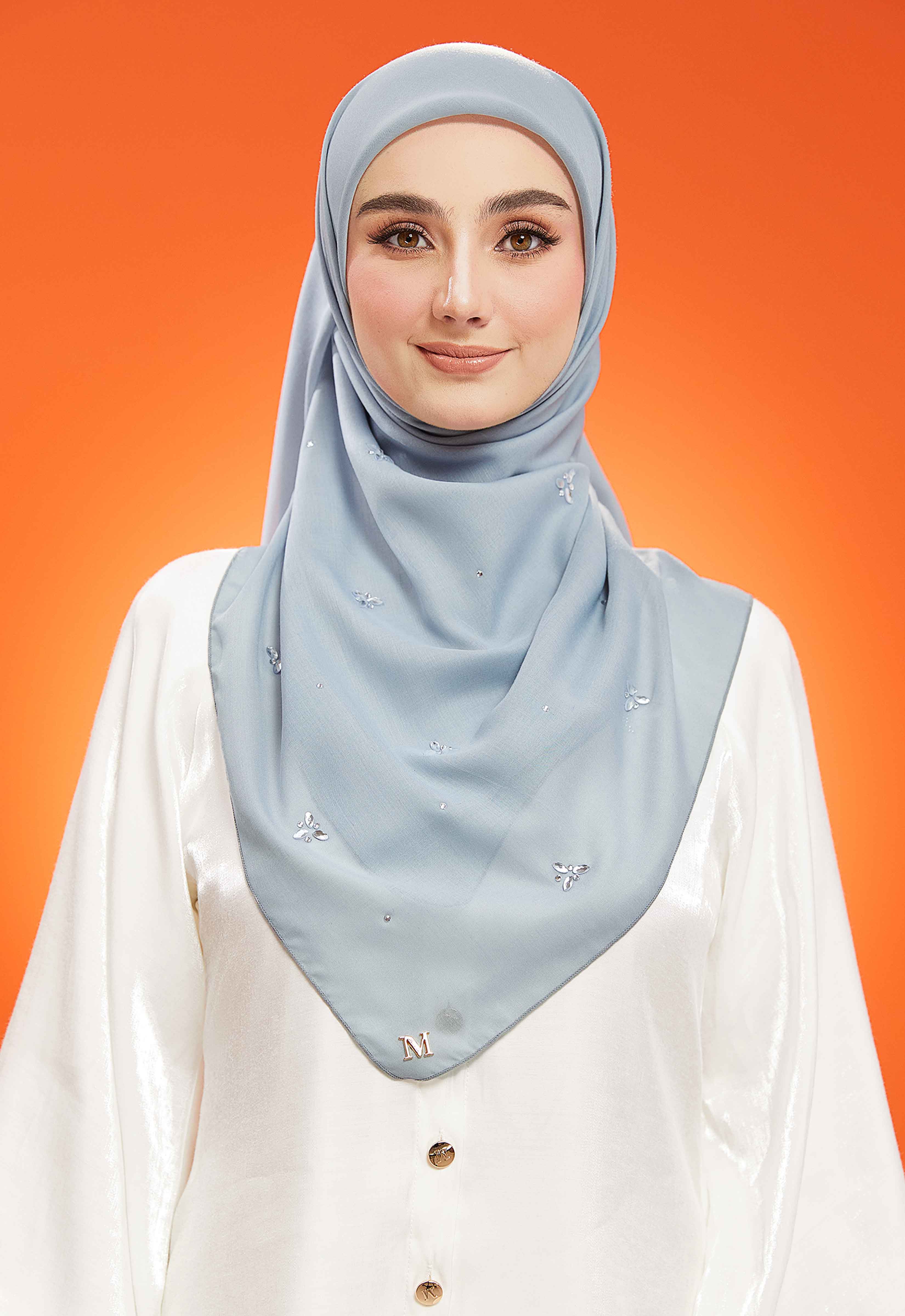 IRIS PLAIN STONE BAWAL - POWDER BLUE