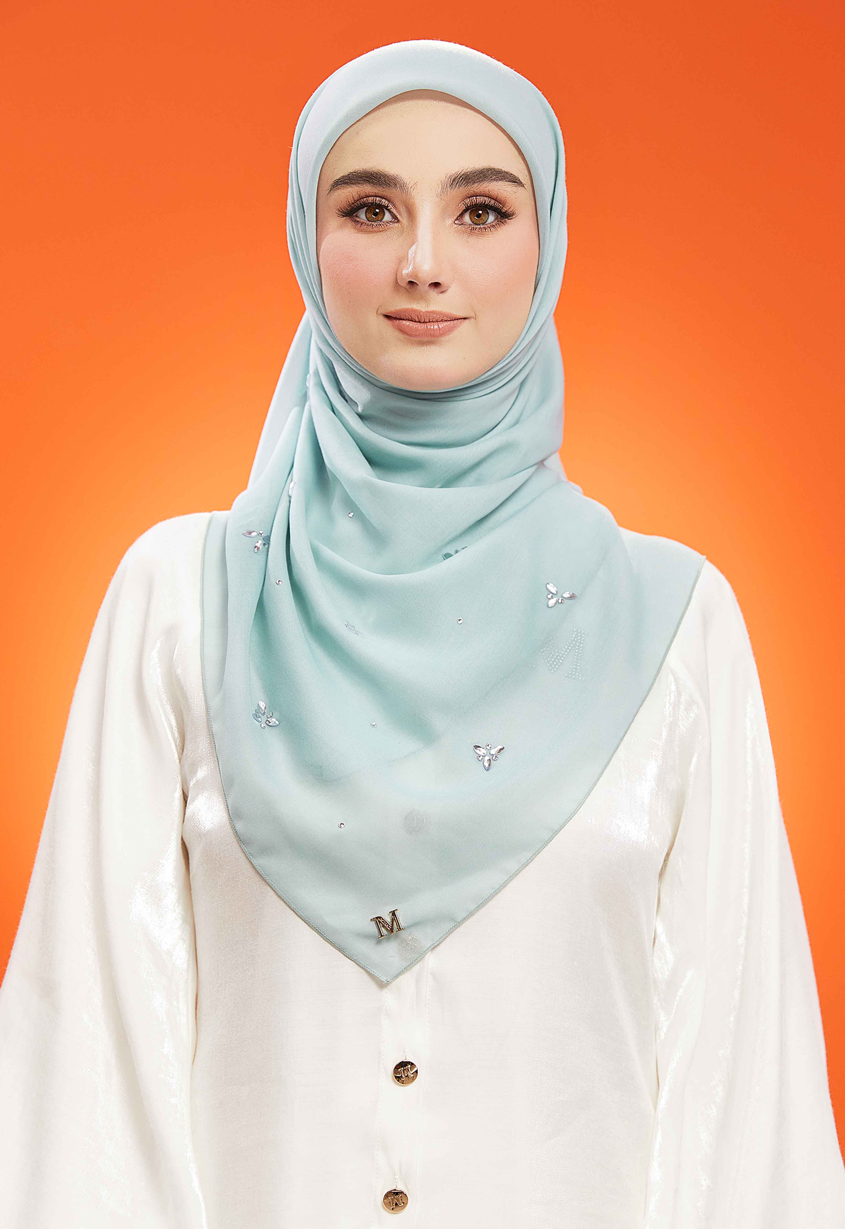 IRIS PLAIN STONE BAWAL - TIFFANY BLUE