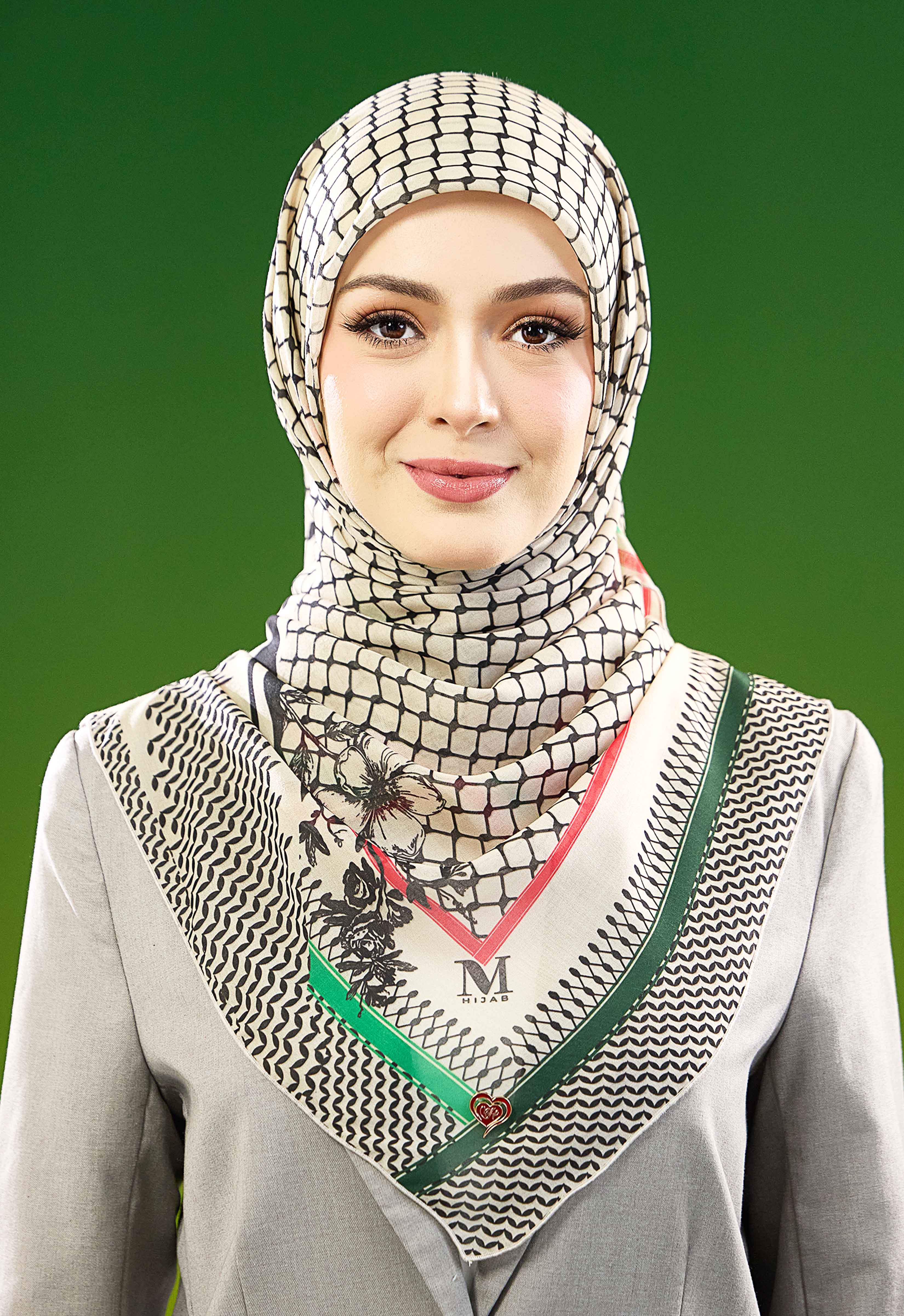 KUFIYA BAWAL - CHAMPAGNE