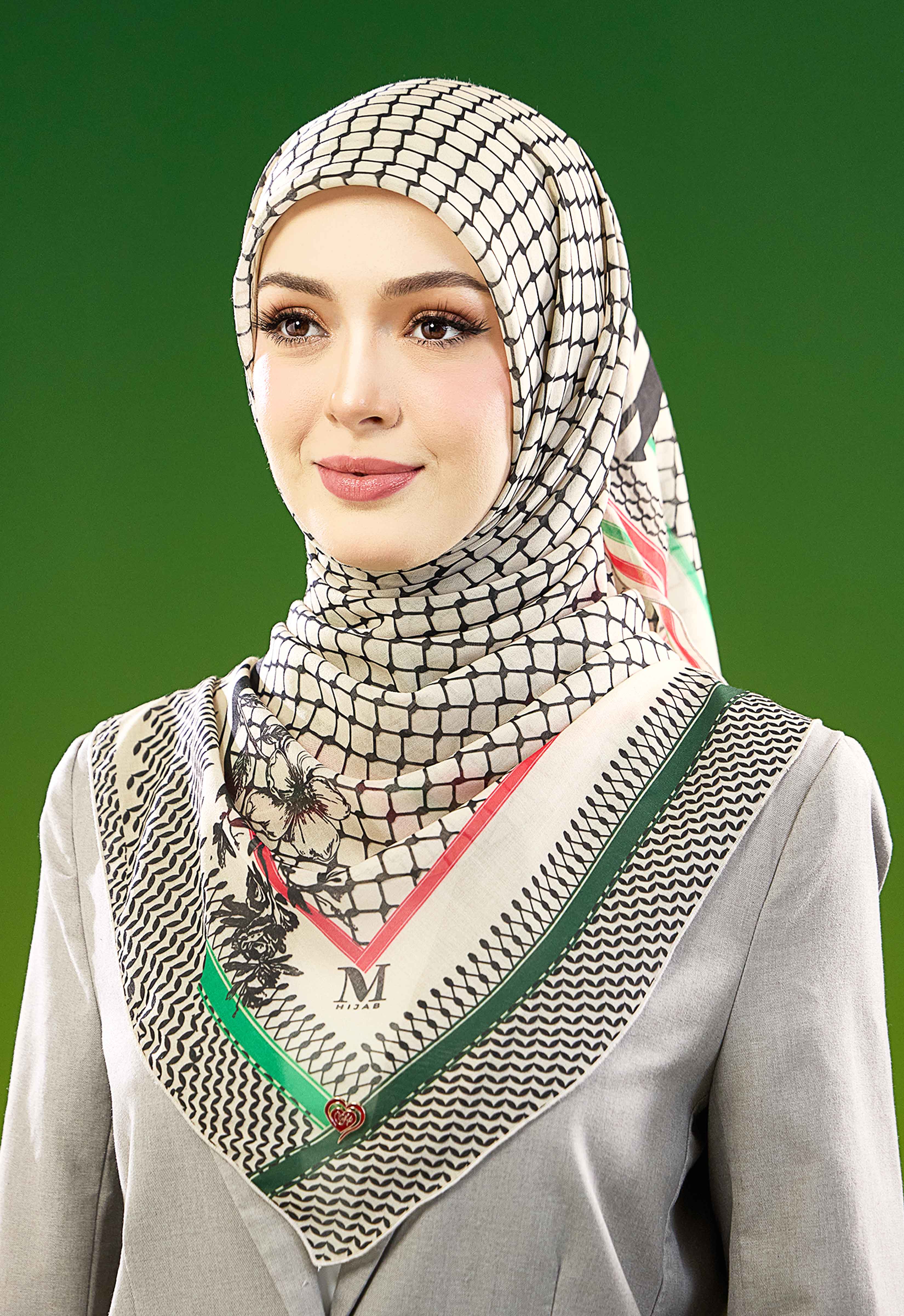 KUFIYA BAWAL - CHAMPAGNE