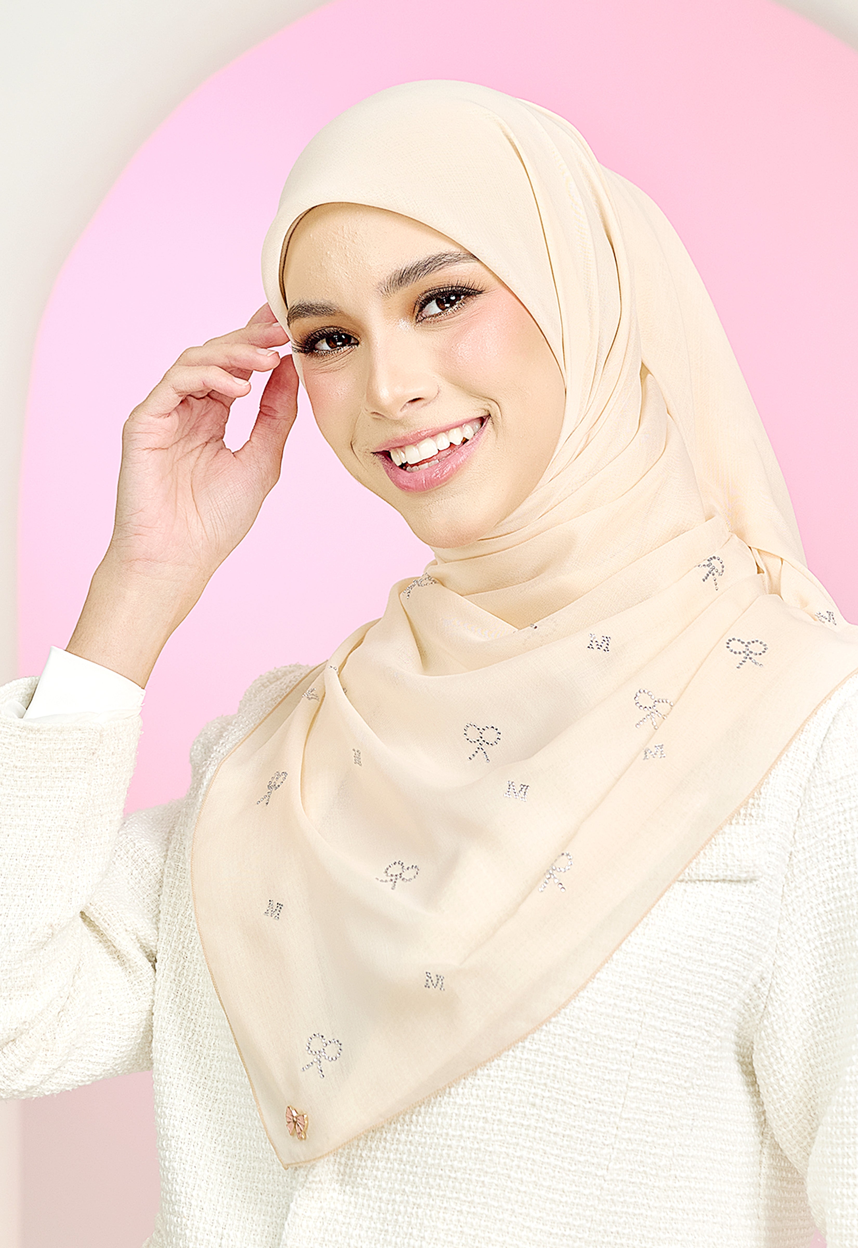 RIBBONY PLAIN STONE - CREAM