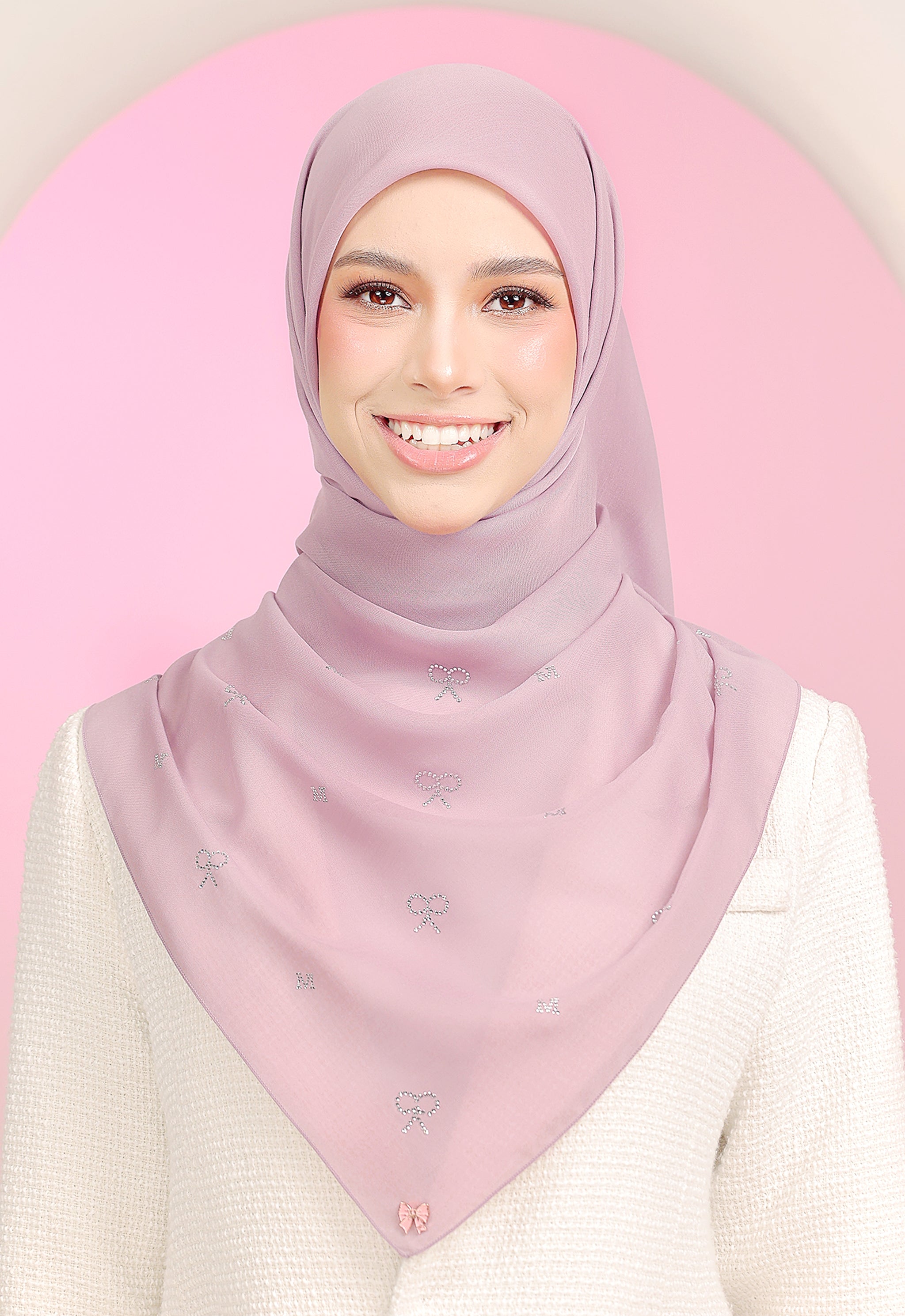 RIBBONY PLAIN STONE LILAC