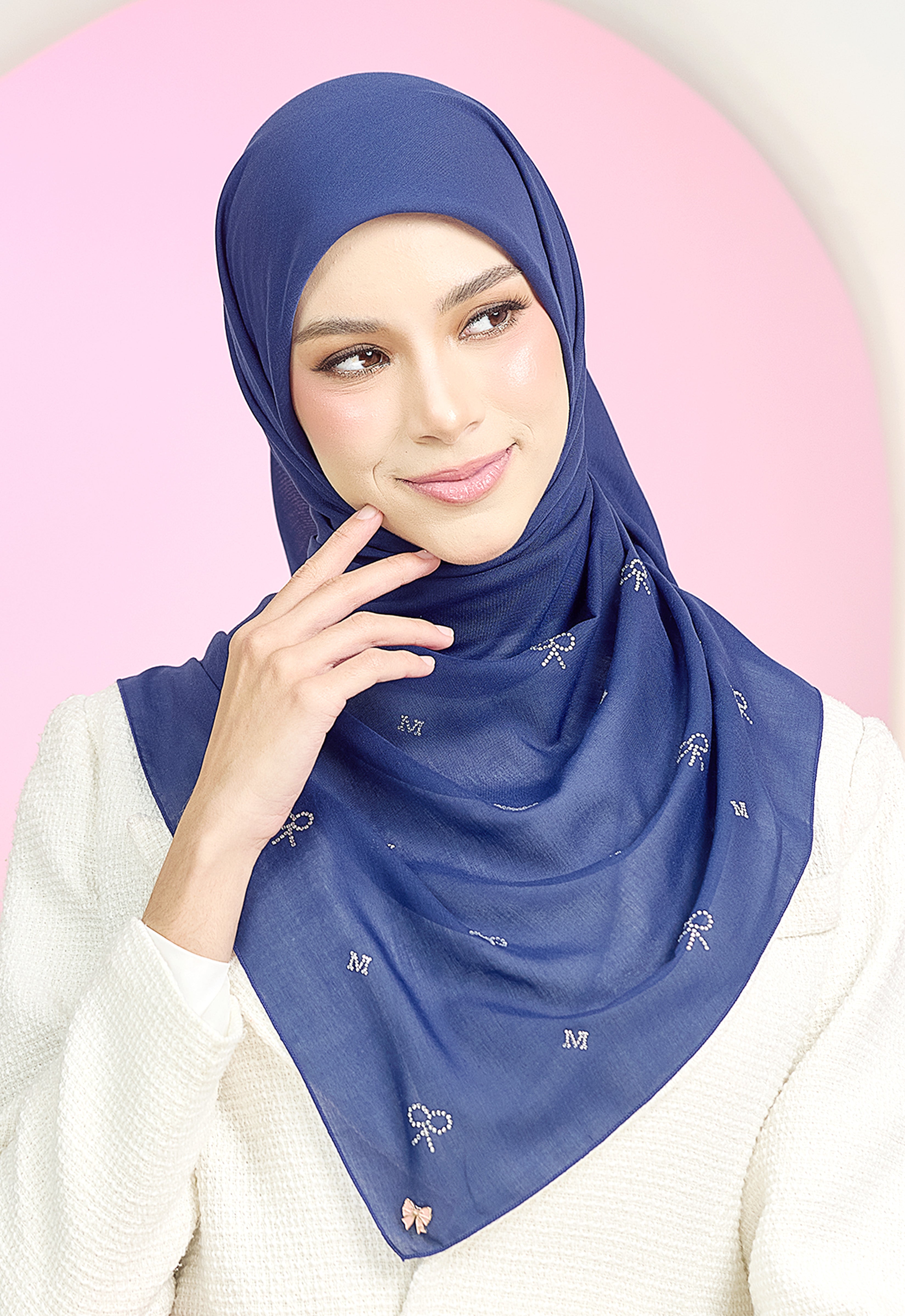 RIBBONY PLAIN STONE - ROYAL BLUE