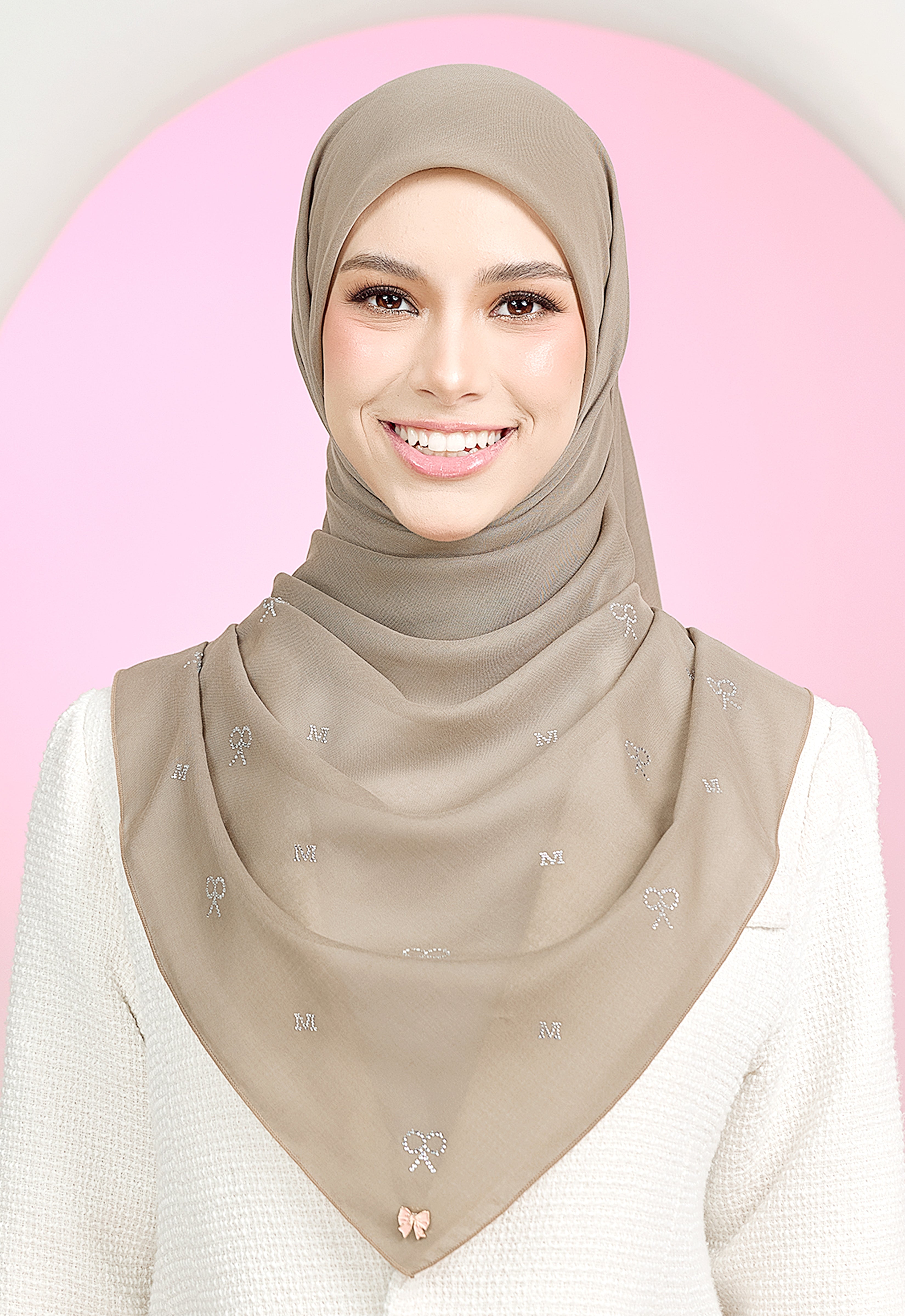 RIBBONY PLAIN STONE - TAUPE