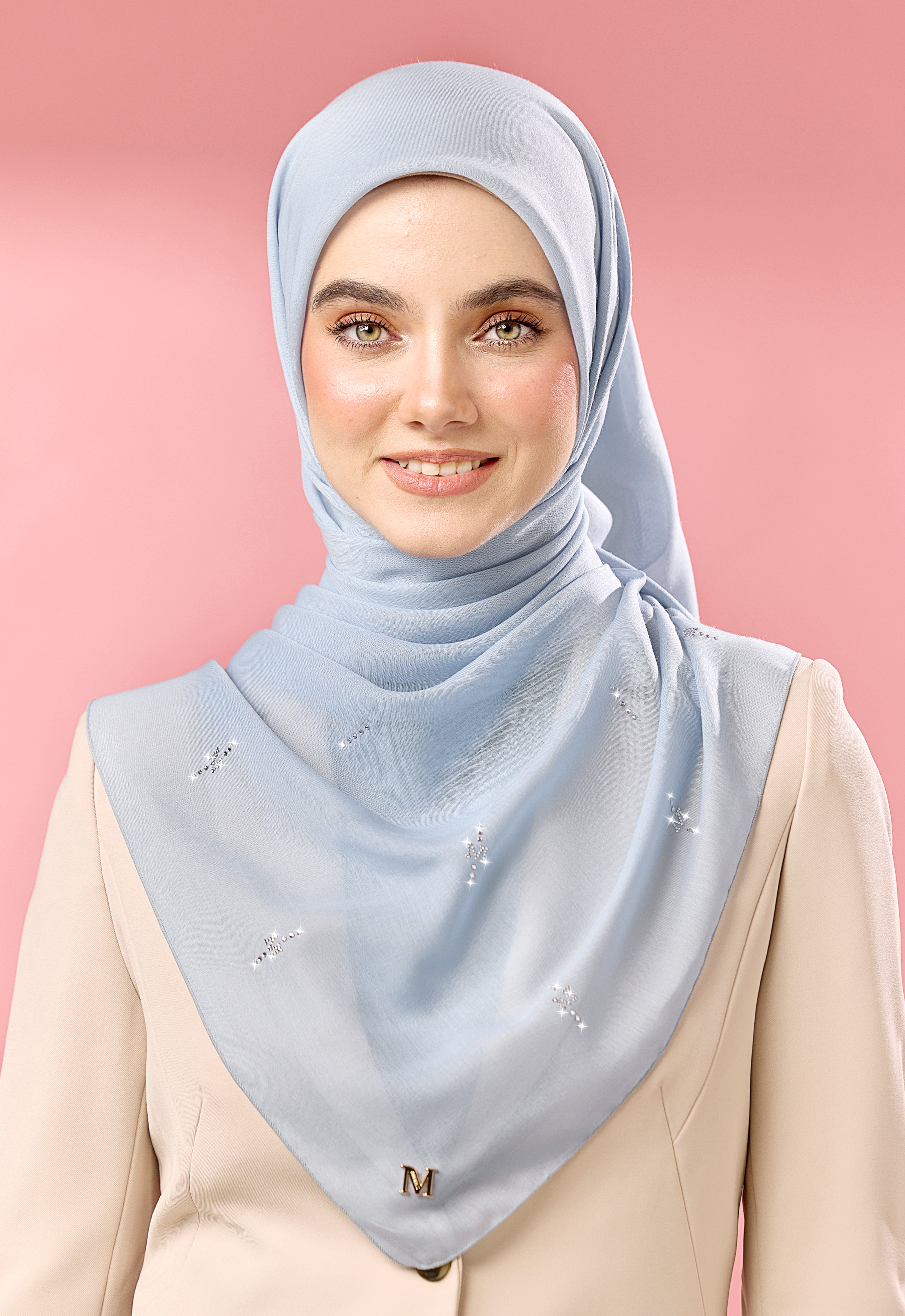 SURI PLAIN STONE - LIGHT BLUE